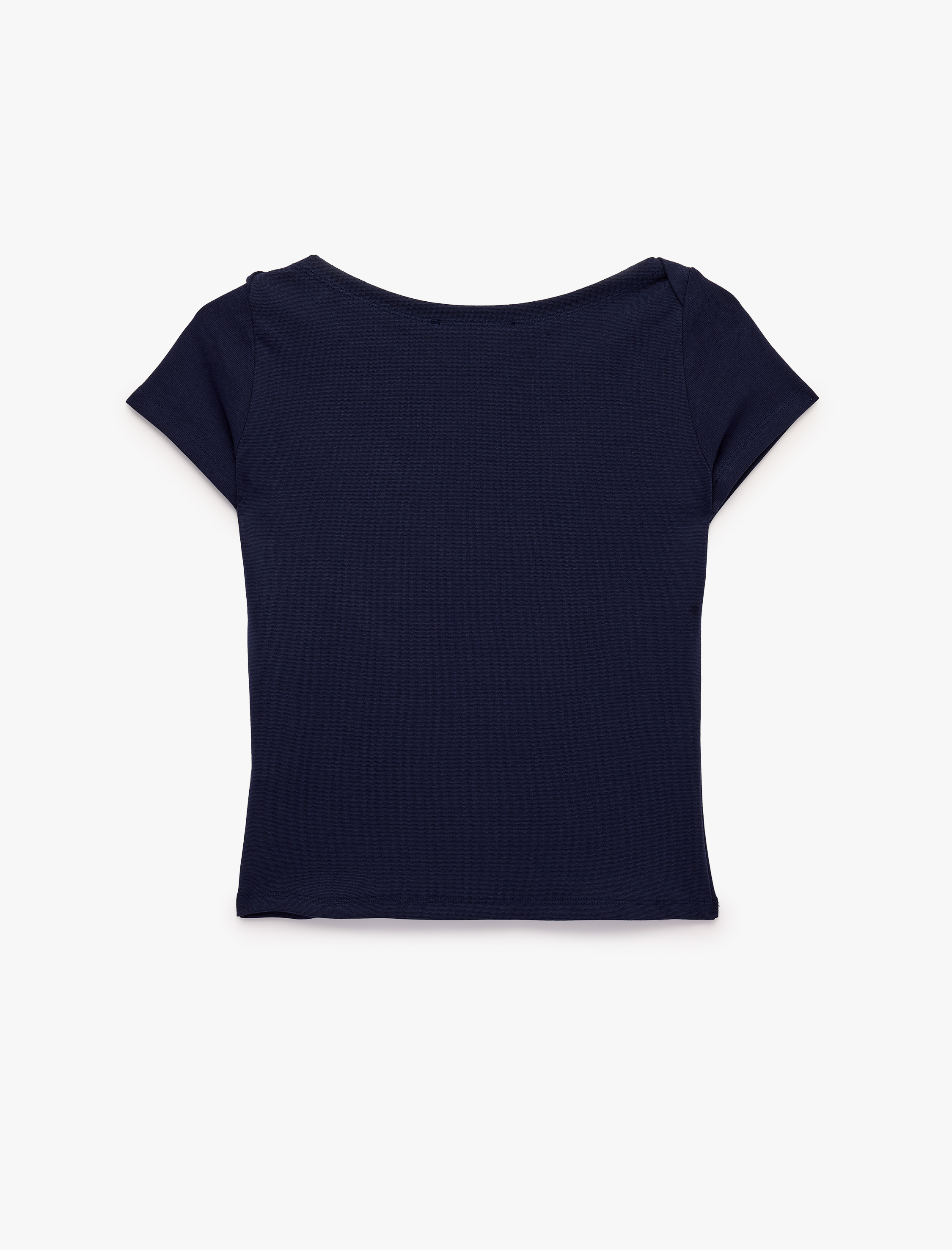   Pamuklu Kısa Kollu Hakim Yaka Slim Fit Tişört