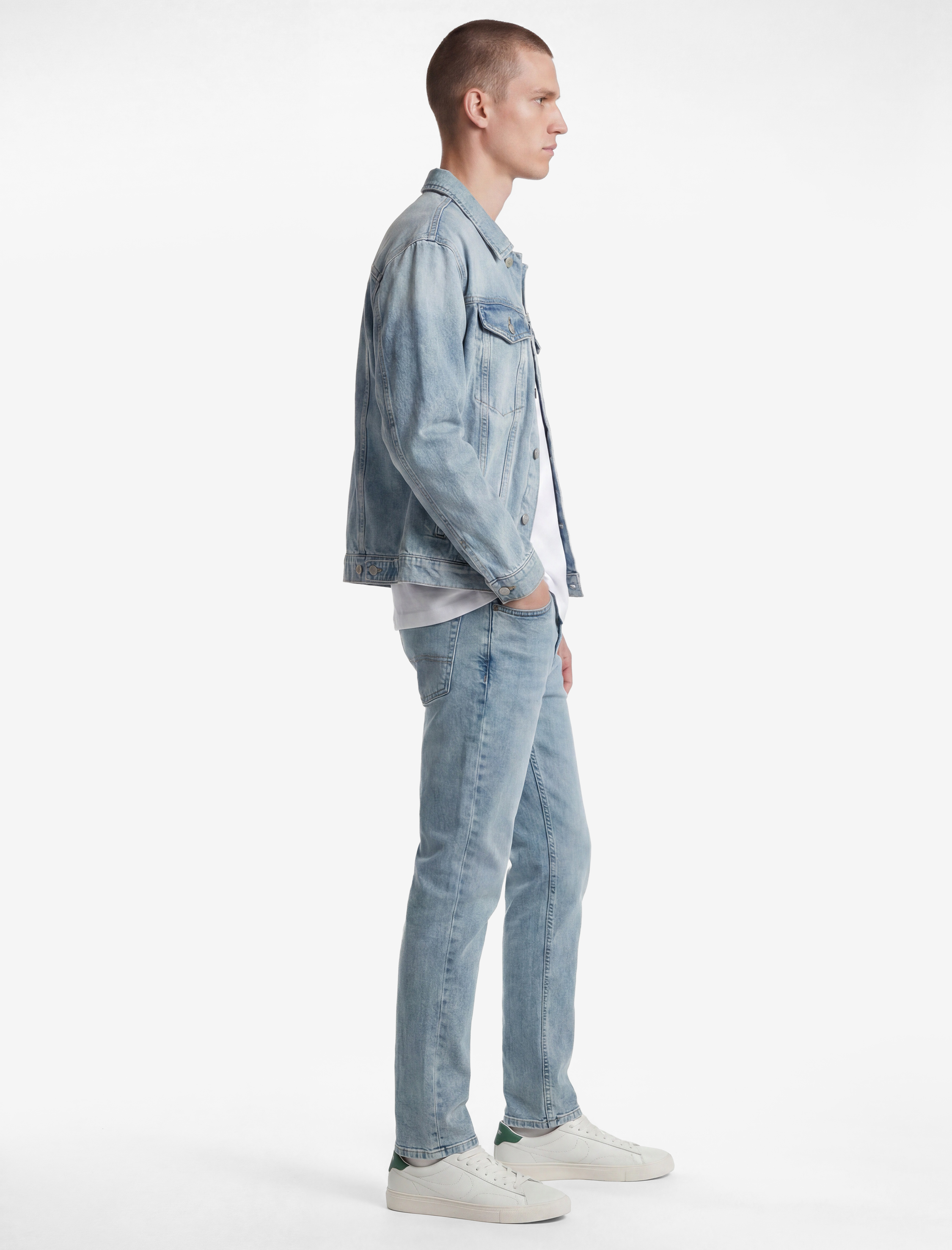   Normal Bel Cepli Pamuklu Skinny Jean Pantolon - Michael Jean