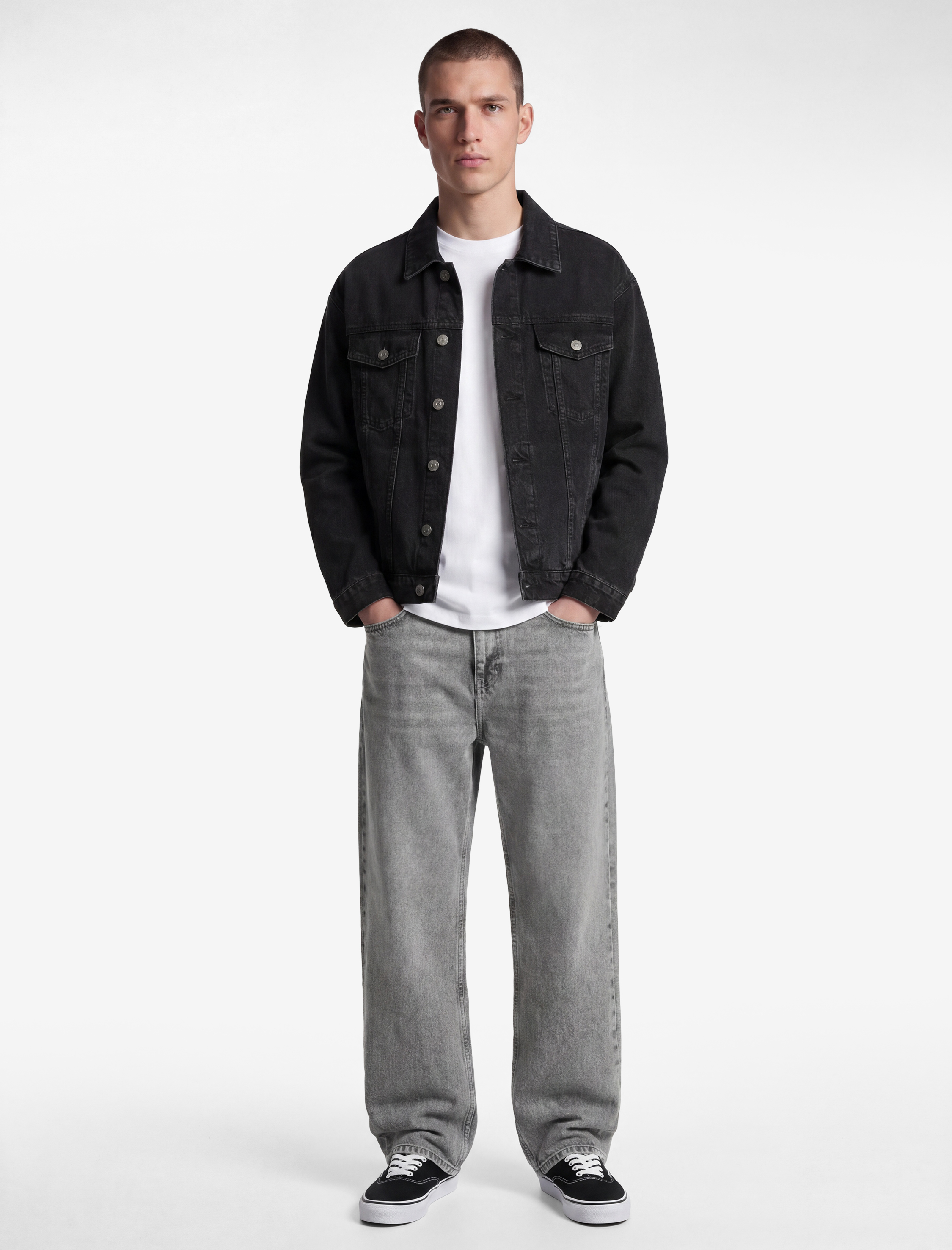  Bol Normal Bel Oversize Pamuklu Baggy Jean Pantolon