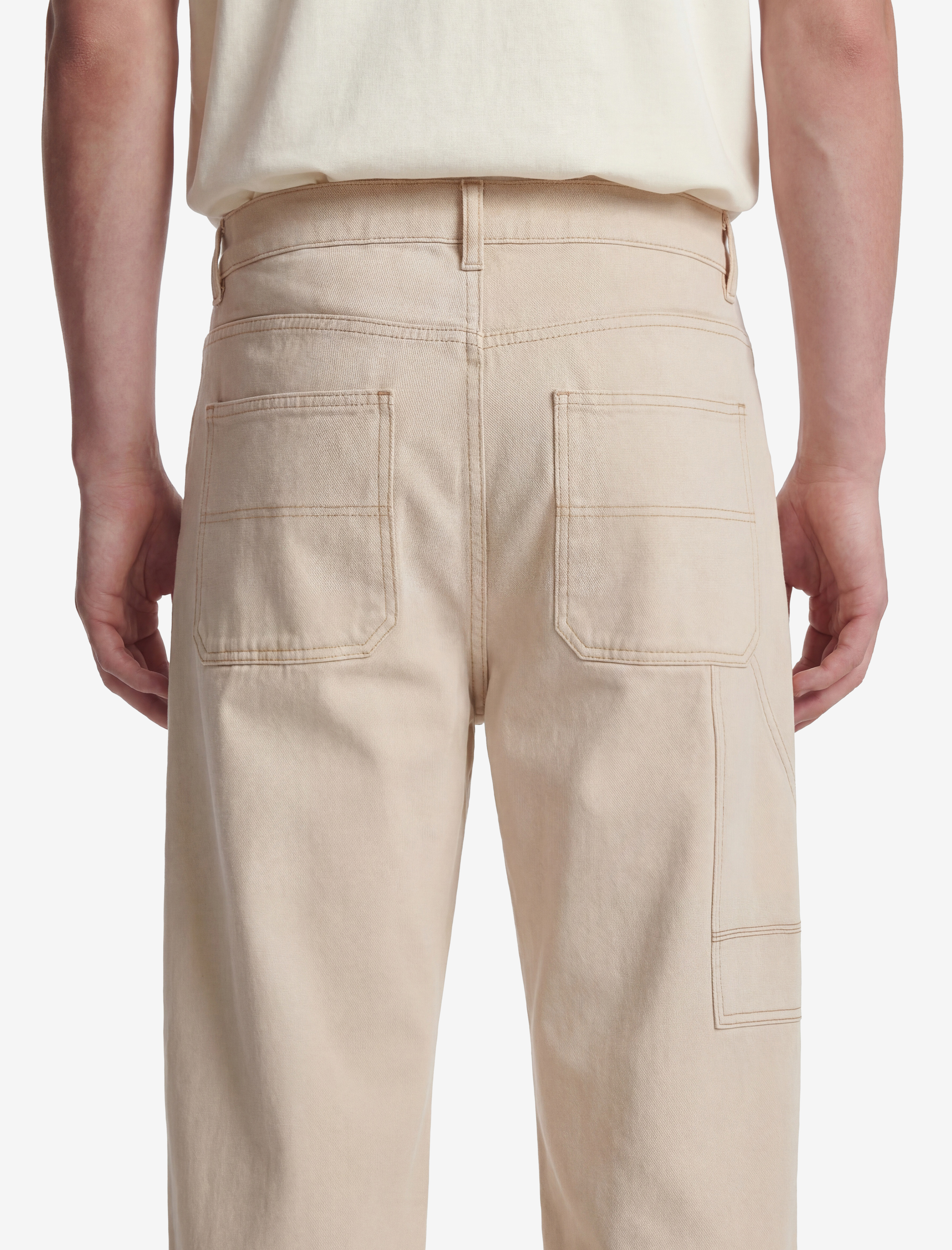   Normal Bel Pamuklu Cepli Rahat Kalıp Barrel Fit Jean Pantolon