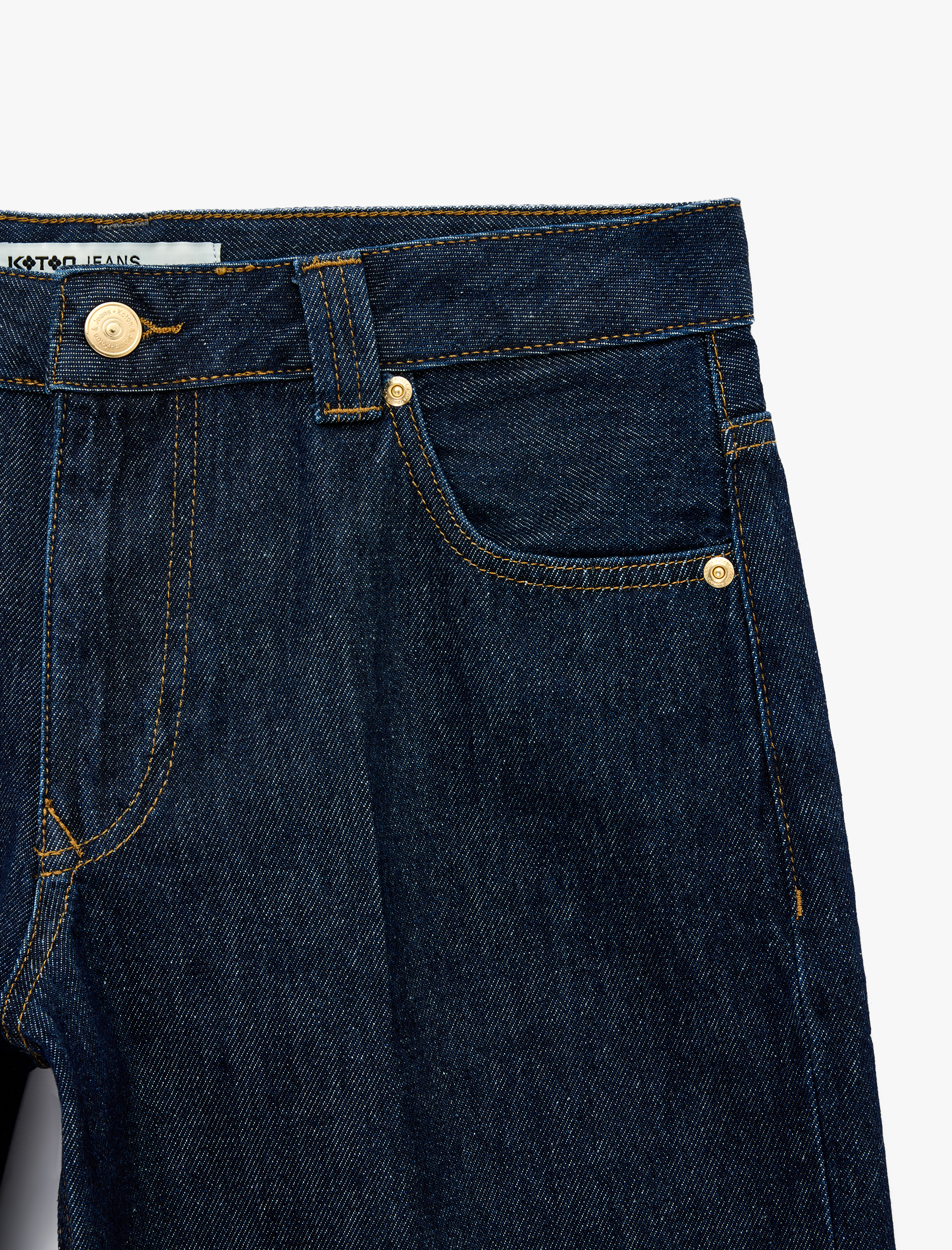   Pamuklu Regular Fit Denim Bermuda Şort