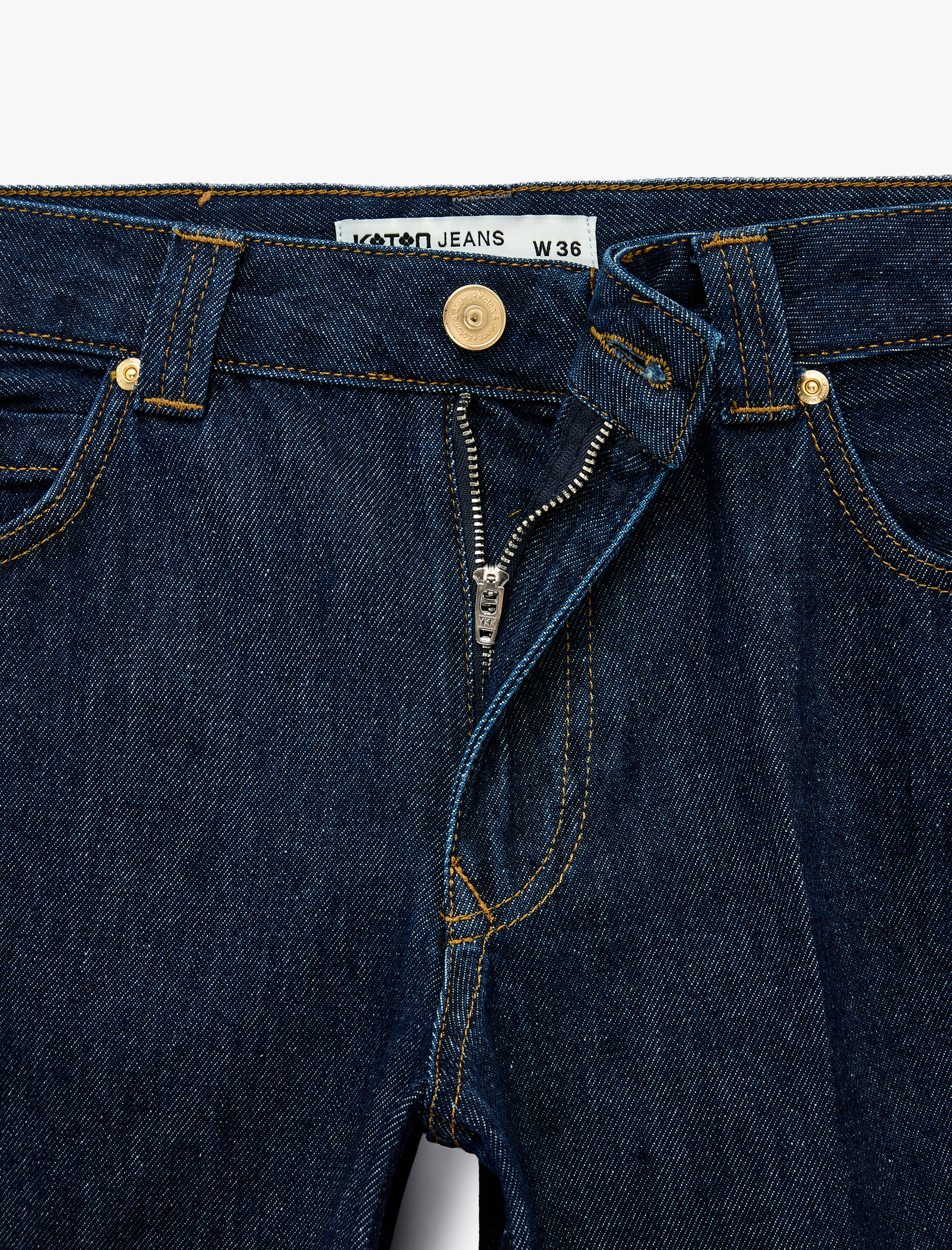   Pamuklu Regular Fit Denim Bermuda Şort