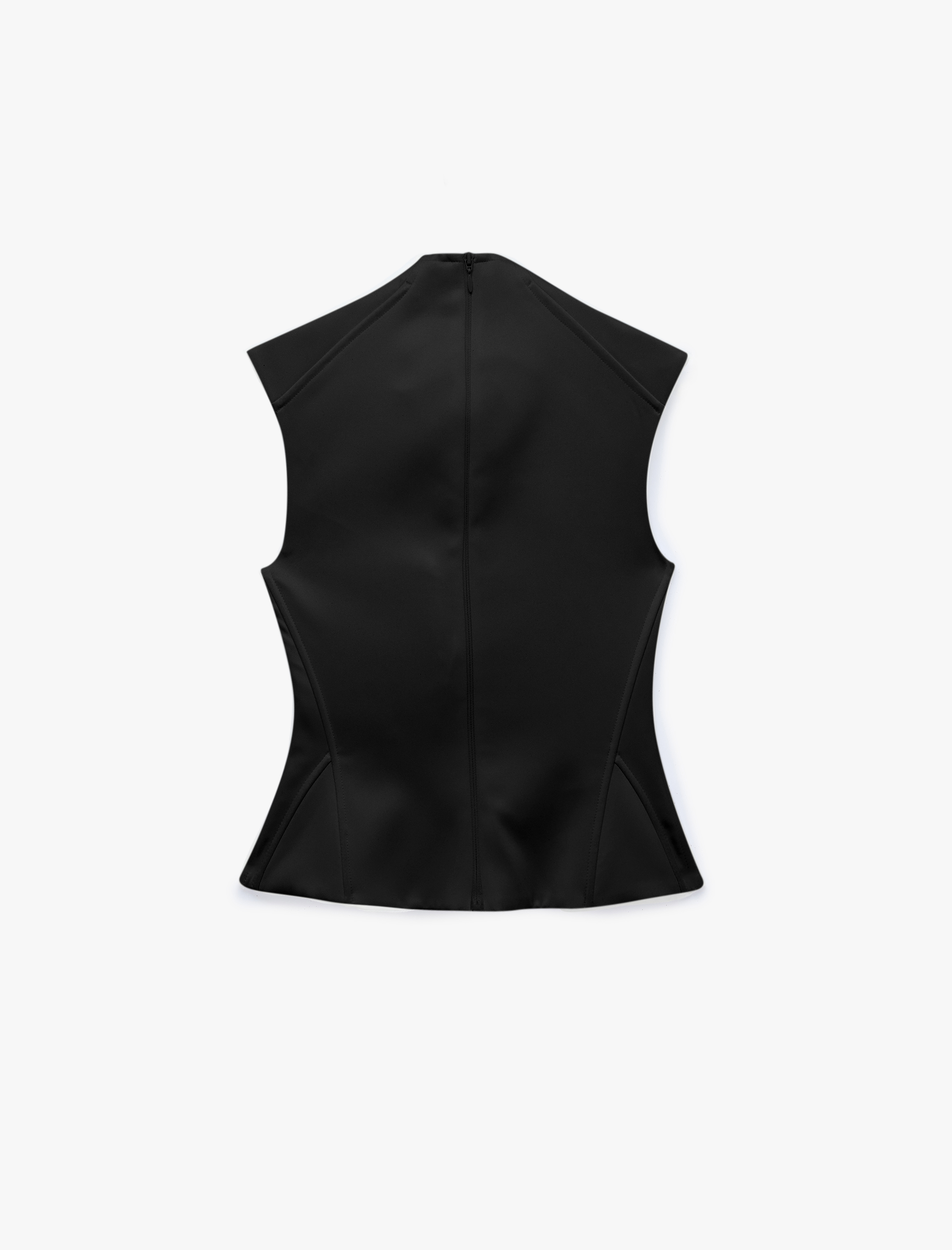   Slim Fit Kolsuz Pencere Detaylı Kalp Yaka Bağcıklı Saten Korse Büstiyer
