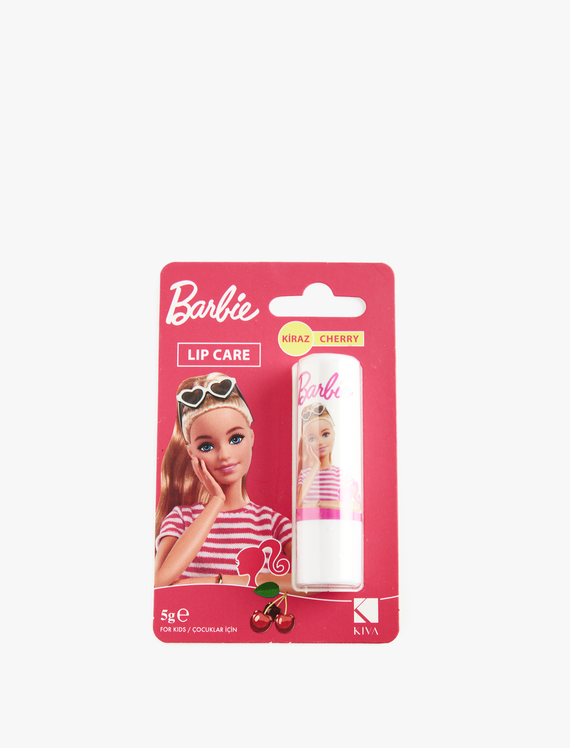  Kadın Barbie Lisanslı Kiraz Aromalı Dudak Bakım Kremi