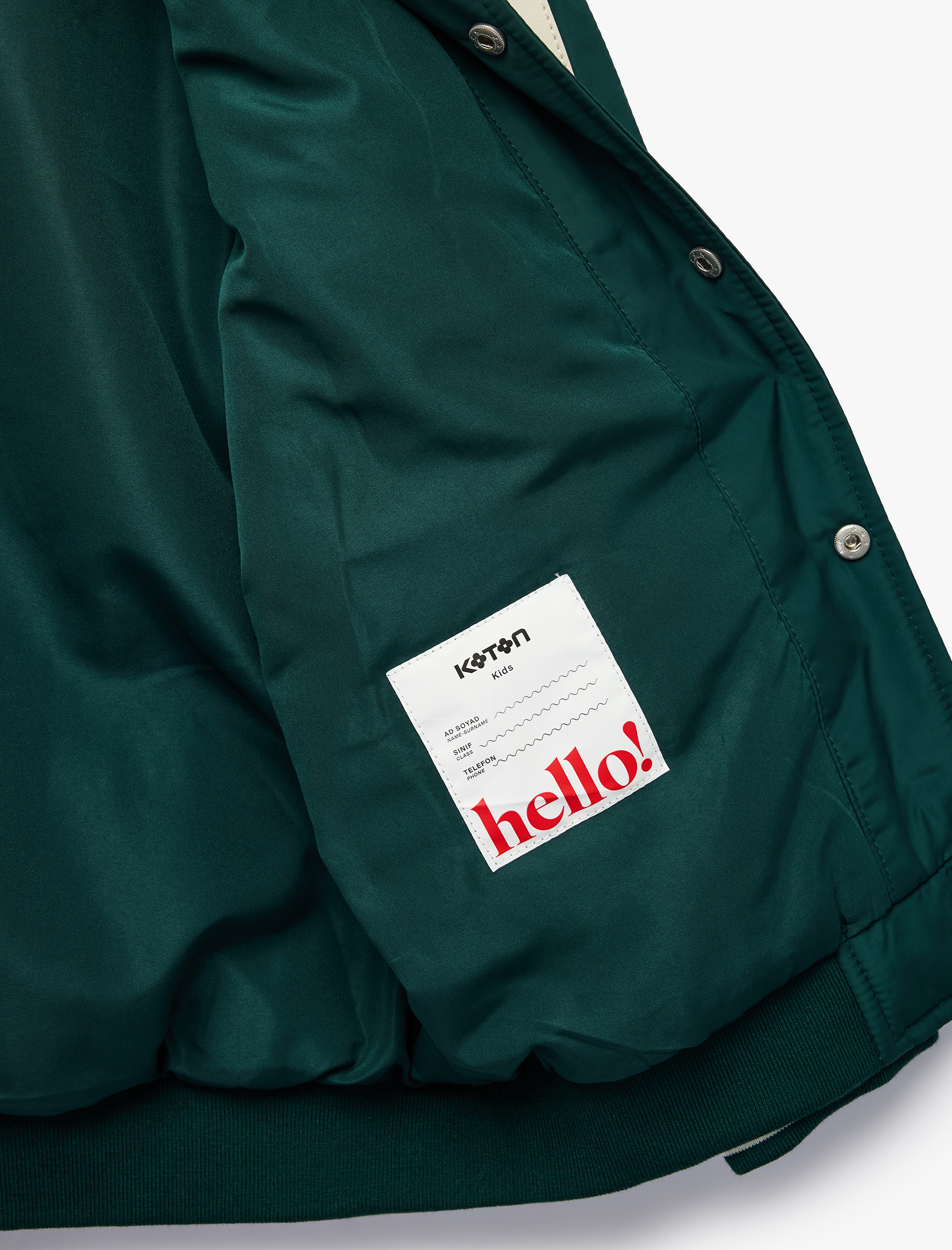  Erkek Çocuk Uzun Kollu Cepli Çıkarılabilir Kapüşonlu Oversize Kolej Ceket