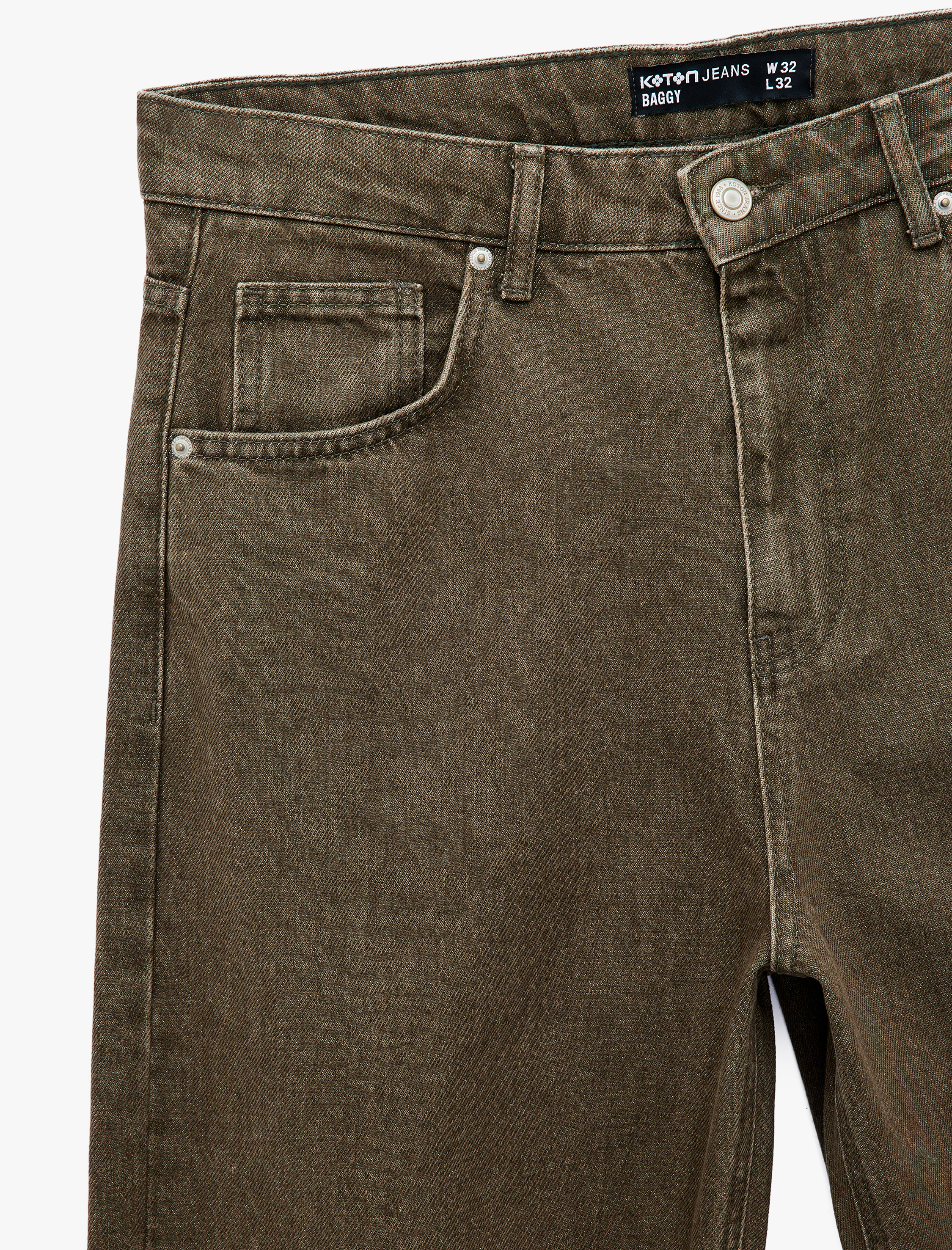   Pamuklu Bol Normal Bel Oversize Baggy Jean Pantolon