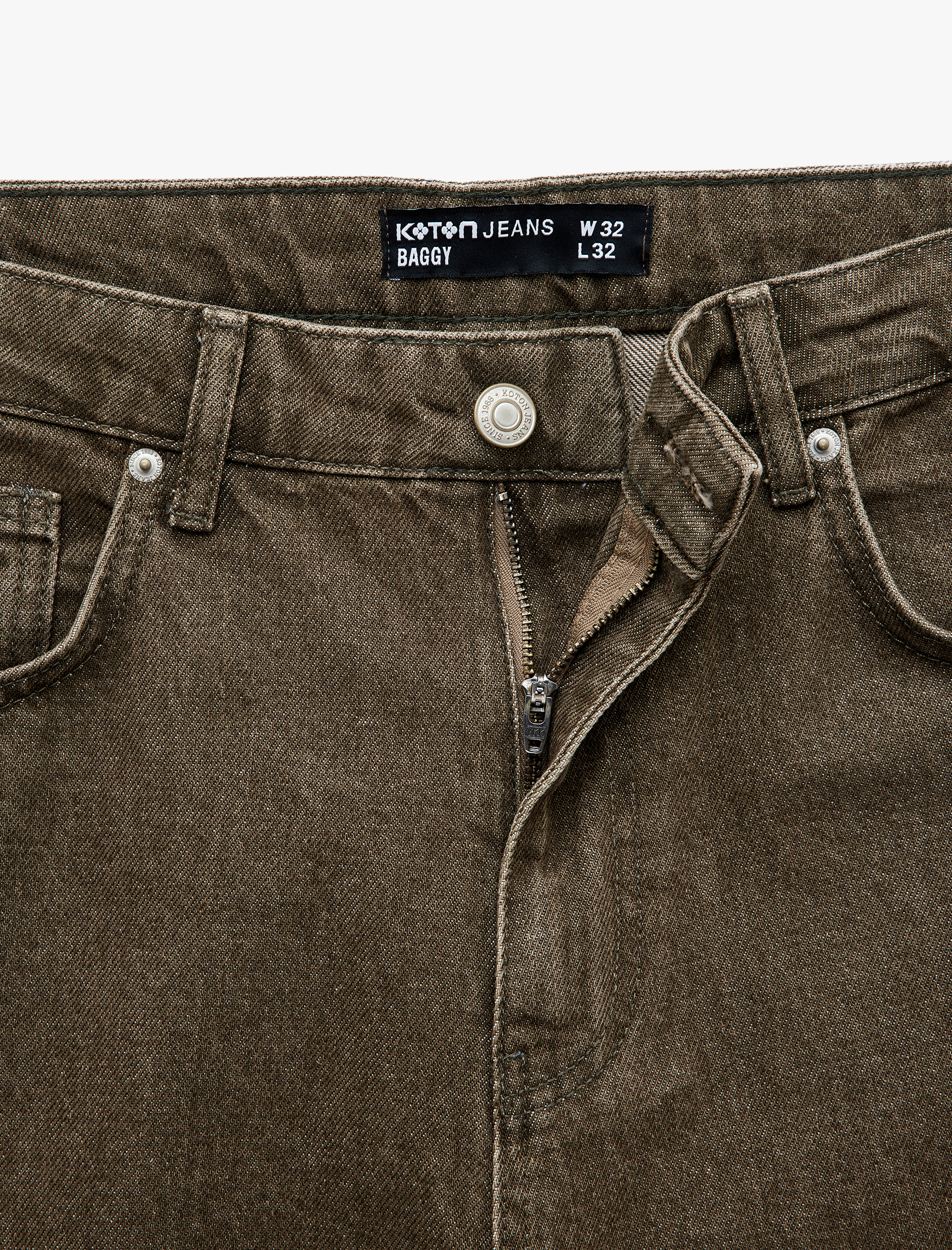   Pamuklu Bol Normal Bel Oversize Baggy Jean Pantolon