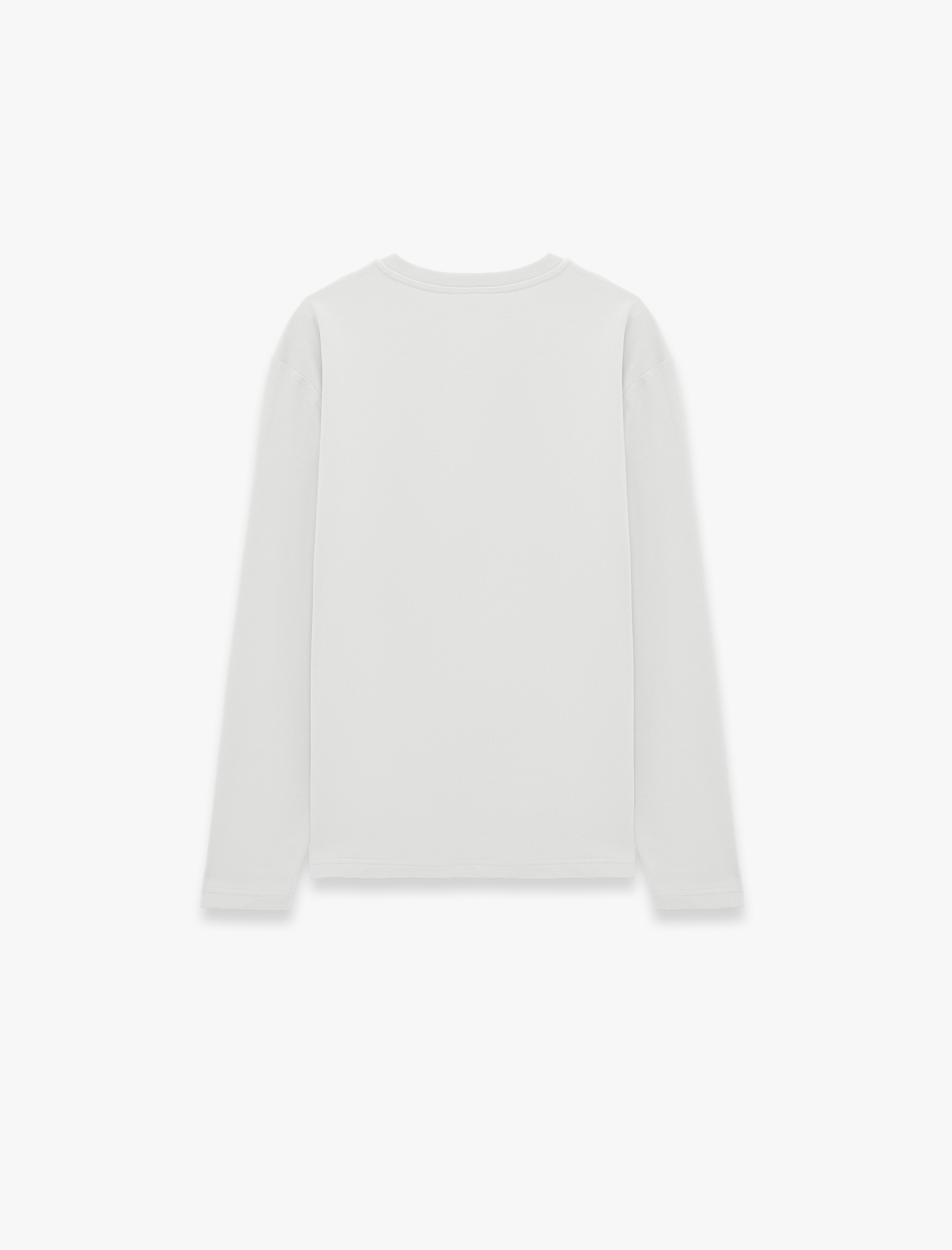   Uzun Kollu Pamuklu Basic Bisiklet Yaka Sweatshirt