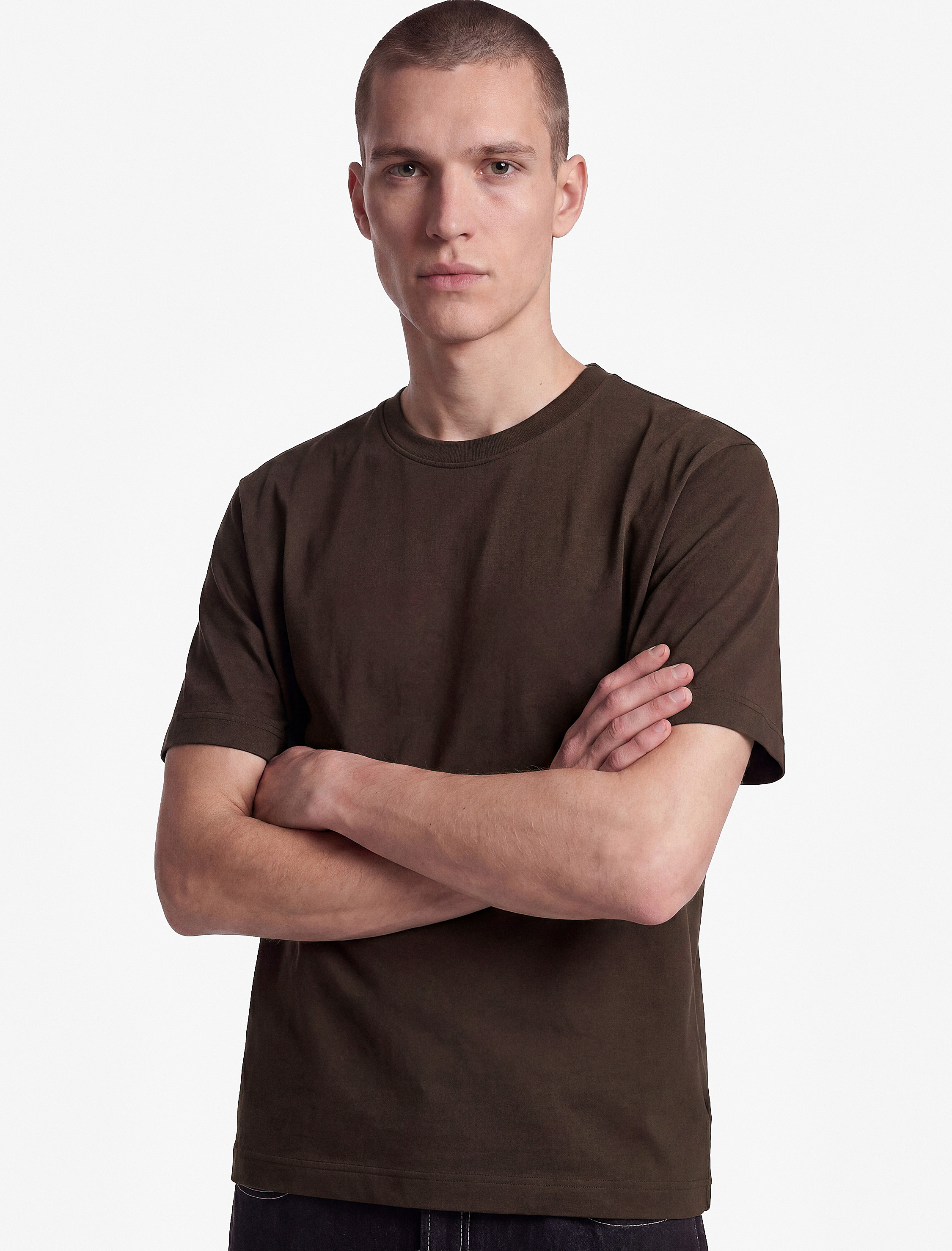   Pamuklu Kısa Kollu Regular Fit Bisiklet Yaka Basic Tişört