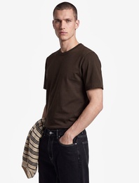 Pamuklu Kısa Kollu Regular Fit Bisiklet Yaka Basic Tişört