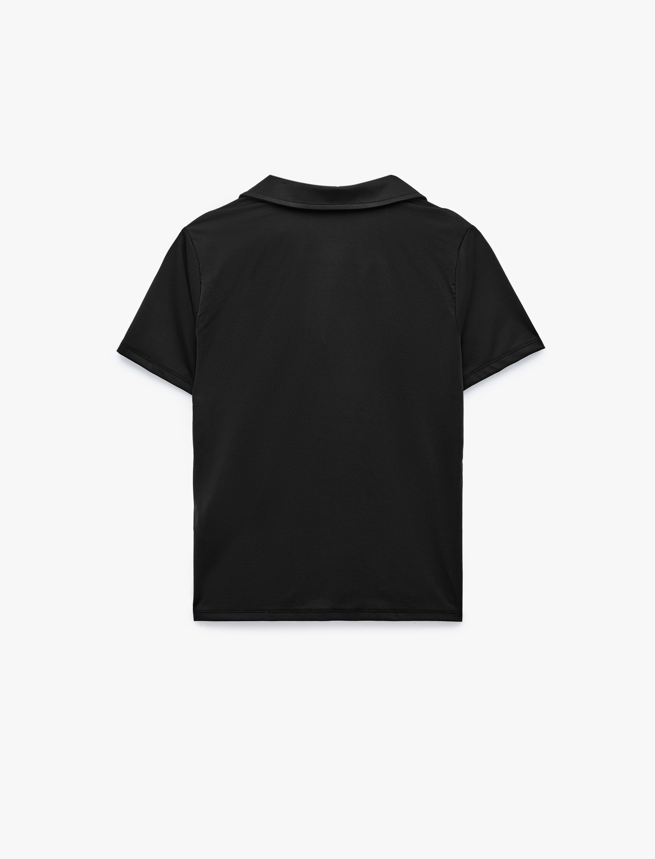   Slim Fit Kısa Kollu Polo Yaka Spor Tişört