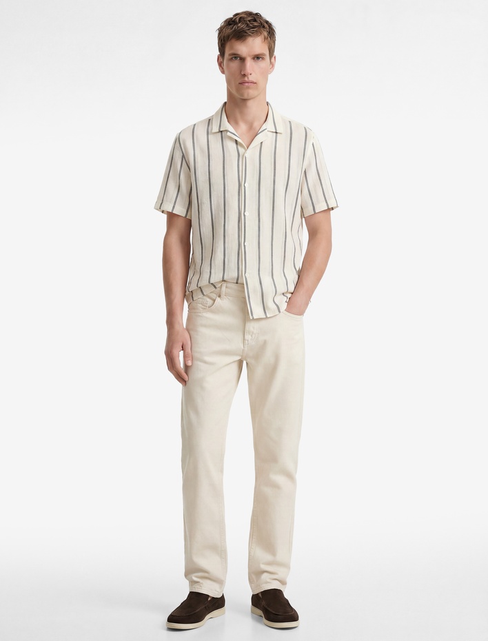  Regular Fit Beş Cepli Pamuklu Bol Baggy Jean Pantolon