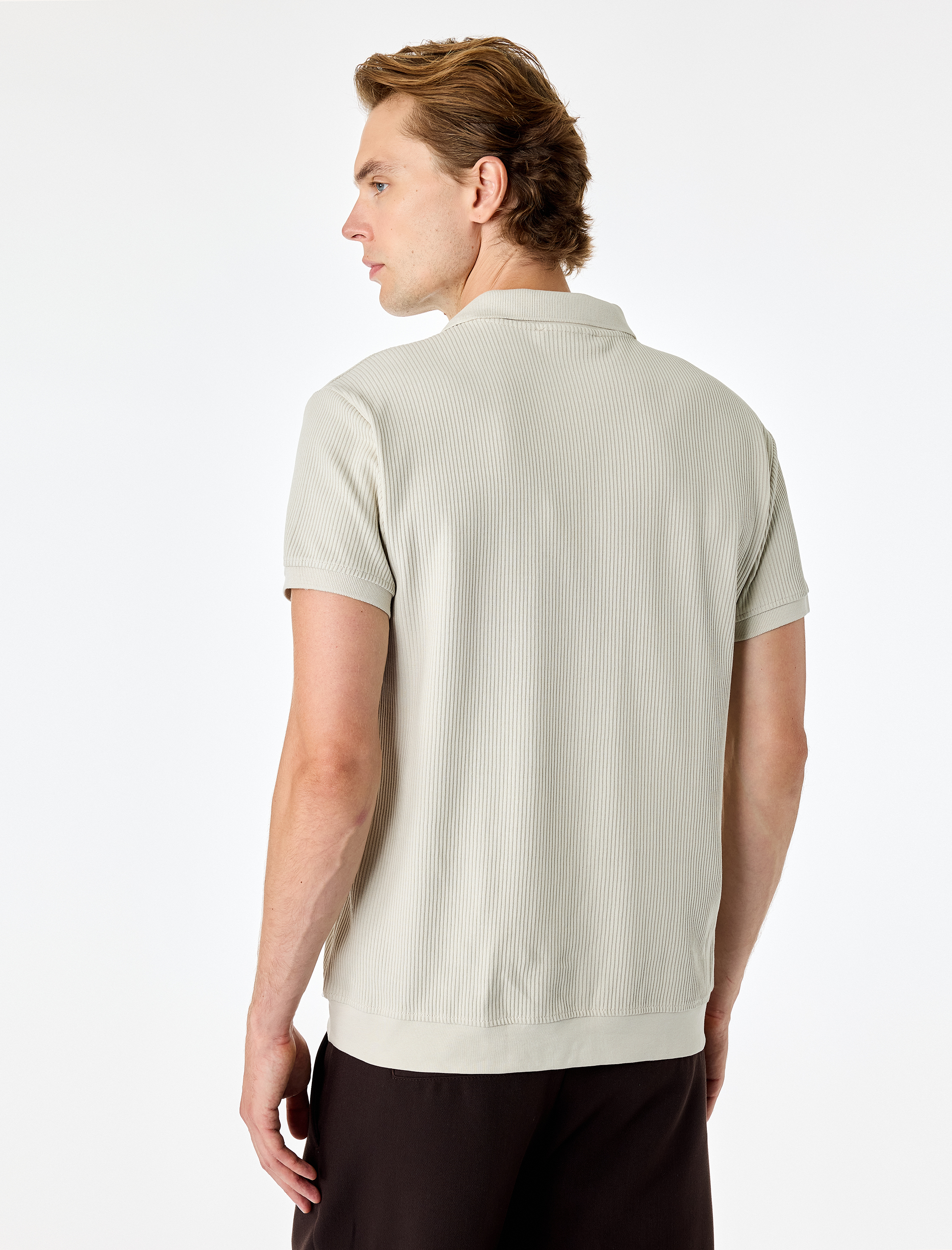   Regular Fit Pamuklu Kısa Kollu Basic Polo Yaka Tişört