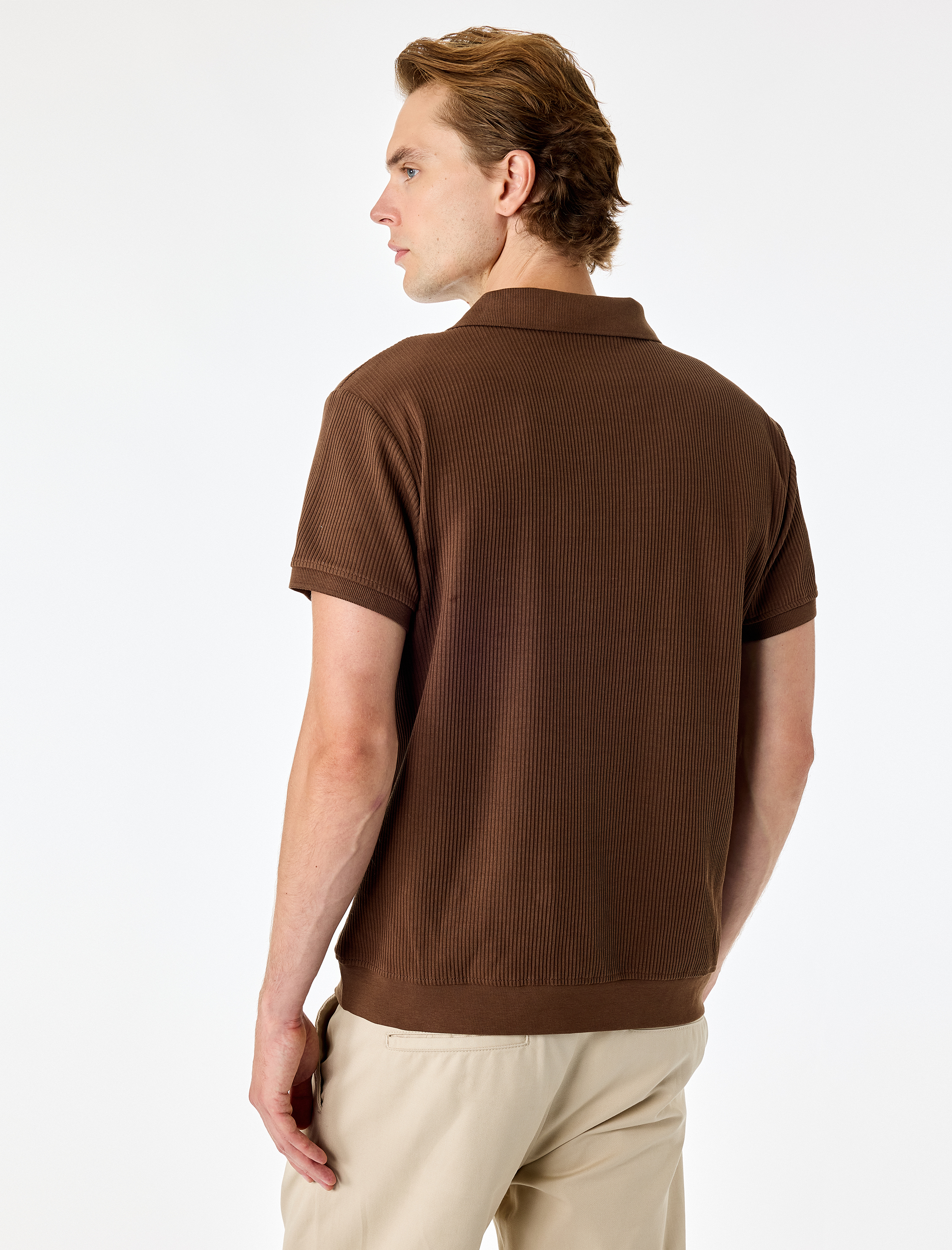   Regular Fit Pamuklu Kısa Kollu Basic Polo Yaka Tişört