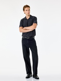Regular Fit Kısa Kollu Polo Yaka Tişört