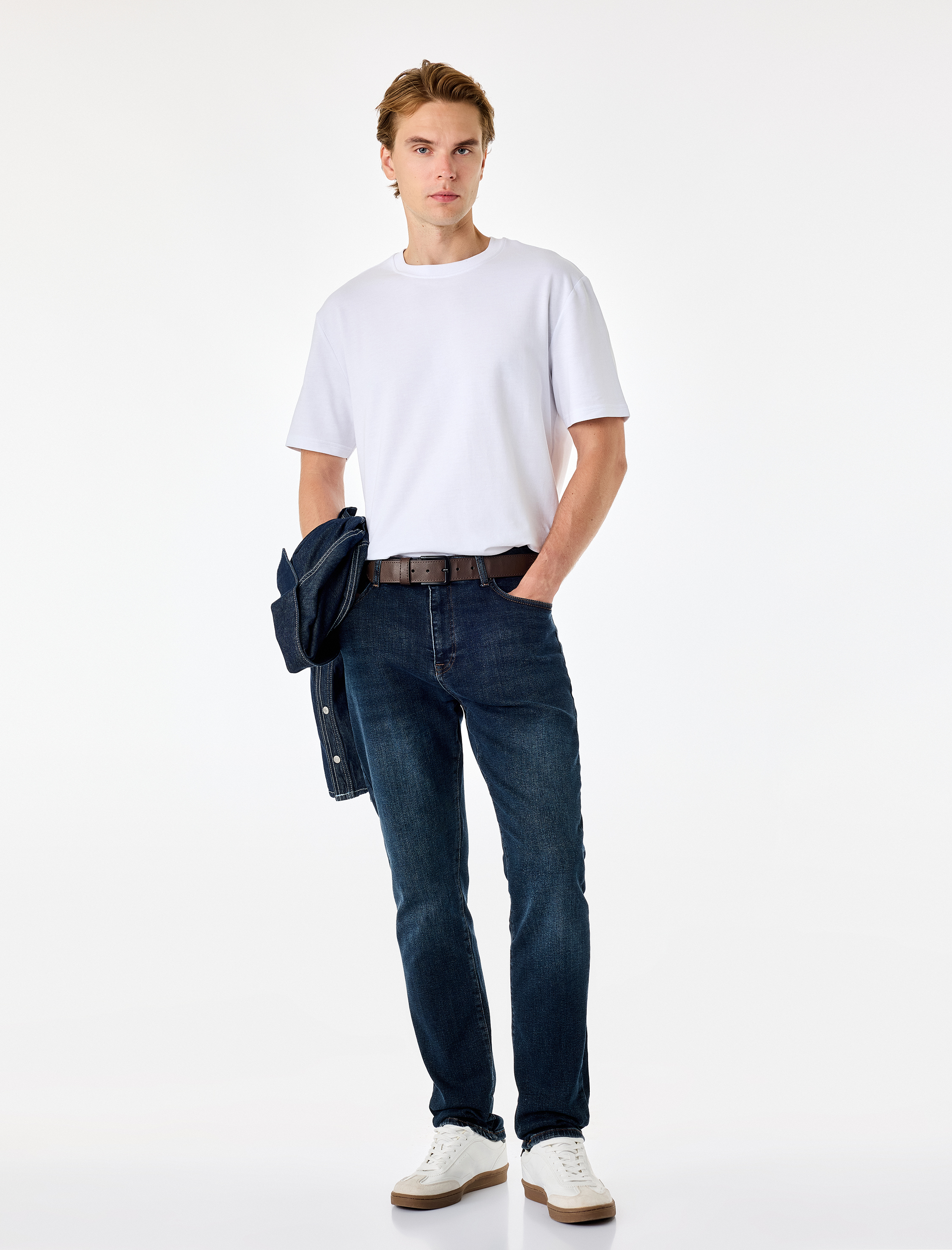   Normal Bel Pamuklu Slim Fit Jean - Brad Jean