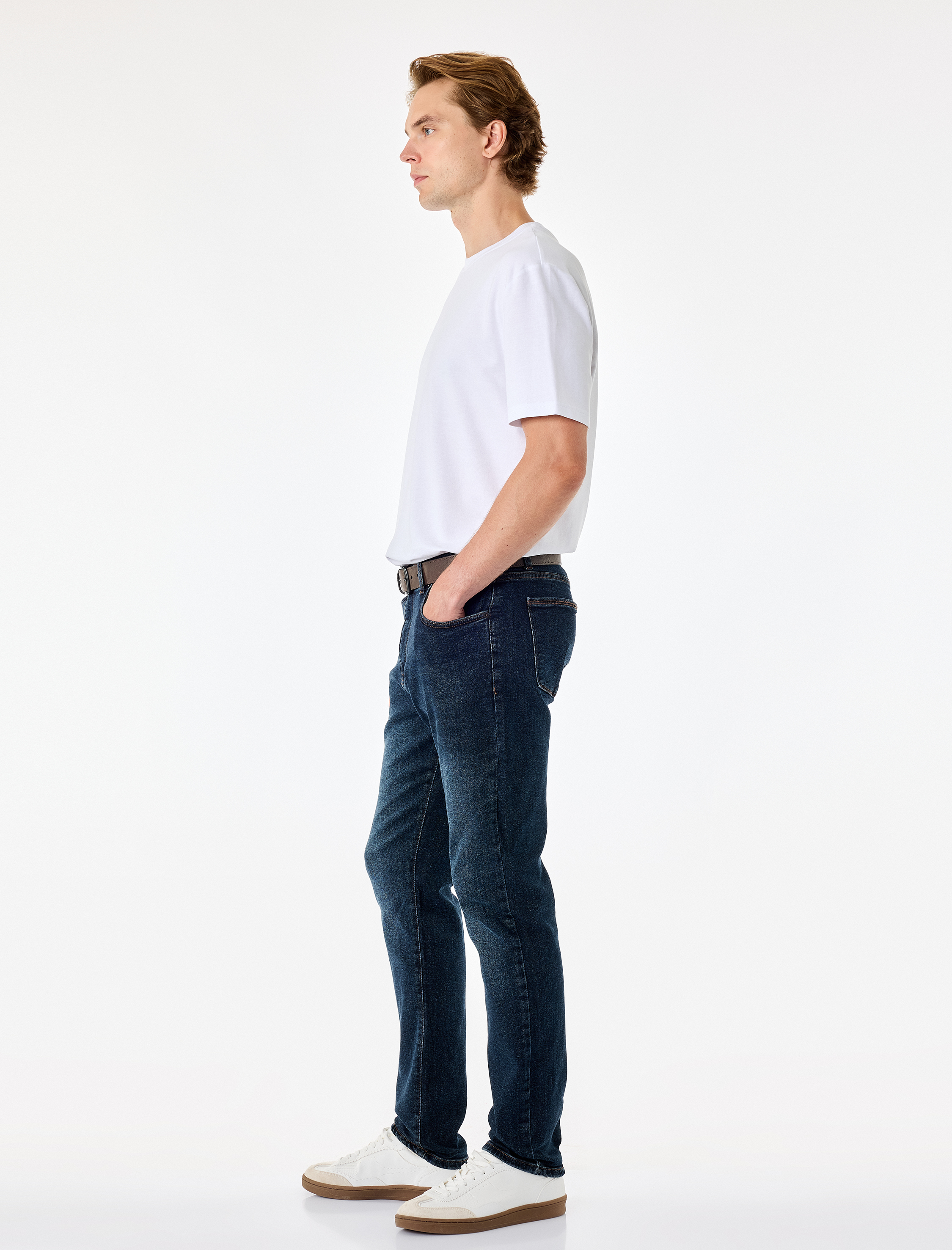   Normal Bel Pamuklu Slim Fit Jean - Brad Jean