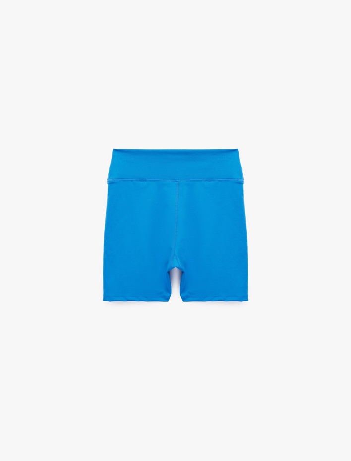  Yüksek Bel Slim Fit Basic Tayt