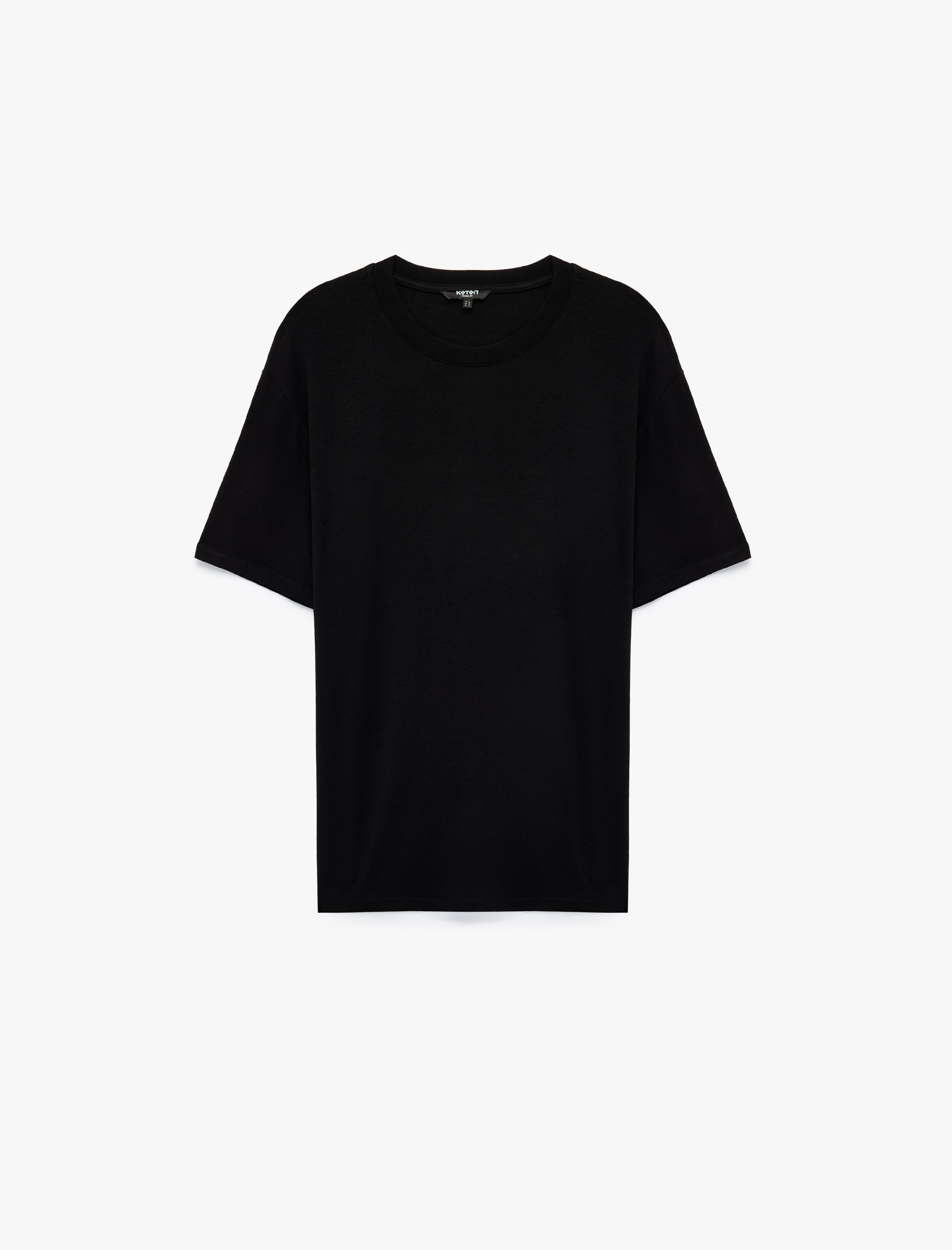   Slim Fit Kısa Kollu Bisiklet Yaka Basic Tişört
