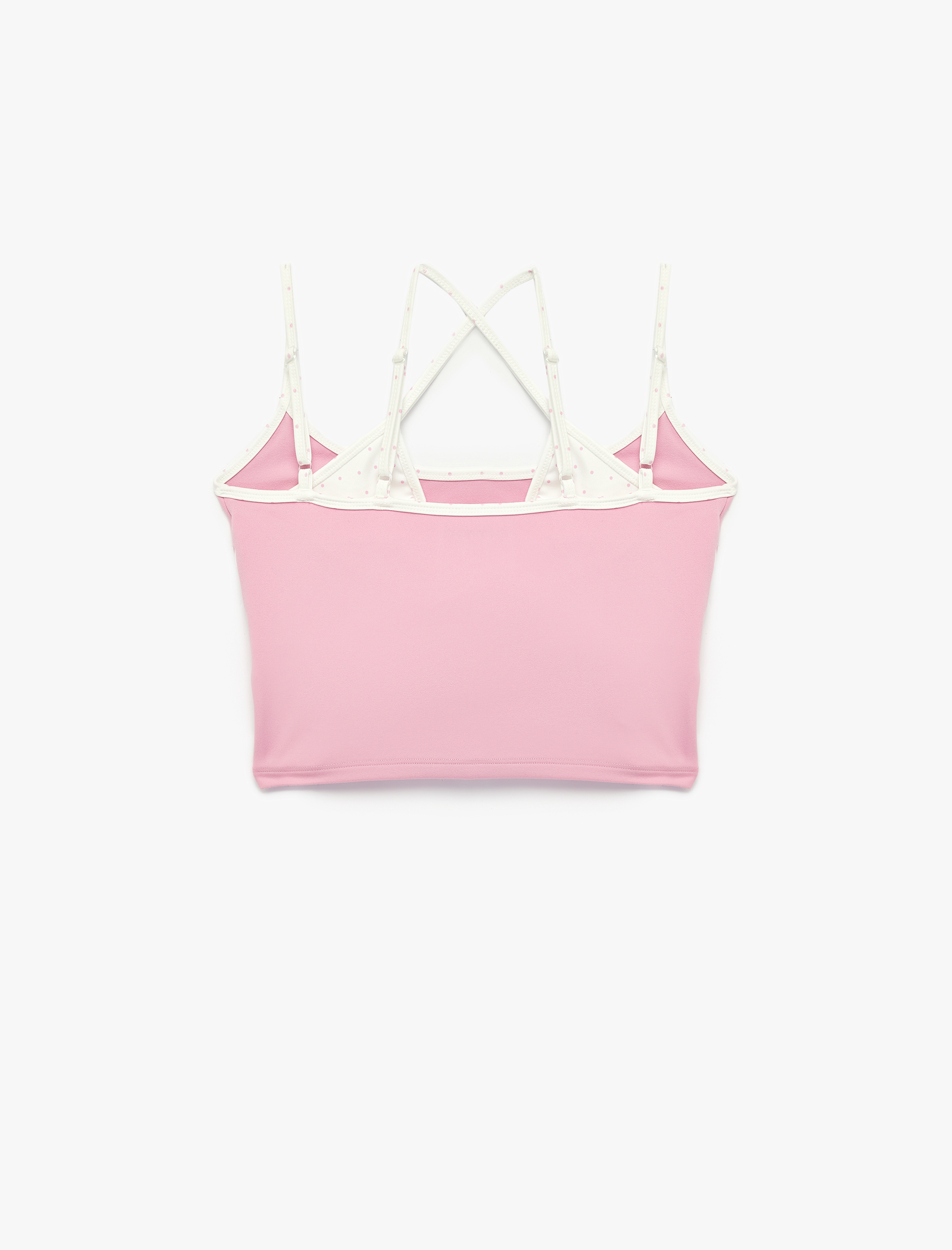  Slim Fit İnce Askılı Crop Atlet