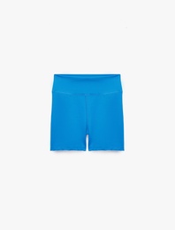 Yüksek Bel Slim Fit Basic Tayt