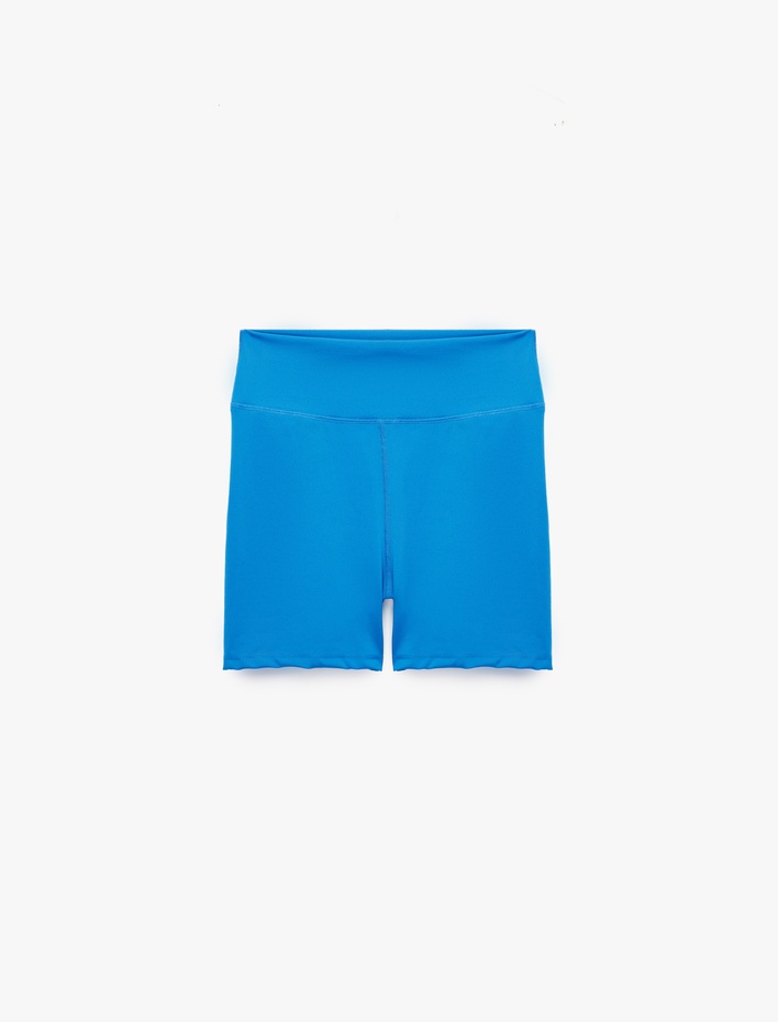  Yüksek Bel Slim Fit Basic Tayt