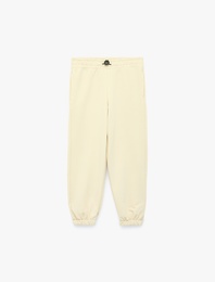 Beli Lastikli Cepli Basic Oversize Jogger Eşofman Altı