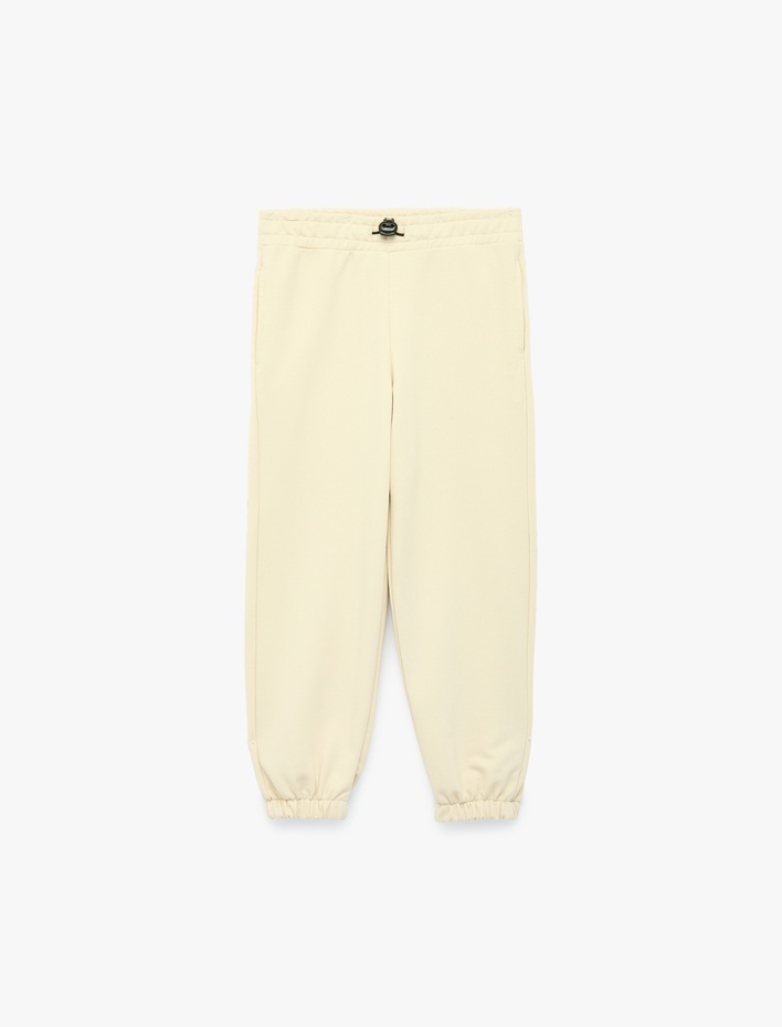 Erkek Çocuk Beli Lastikli Cepli Basic Oversize Jogger Eşofman Altı