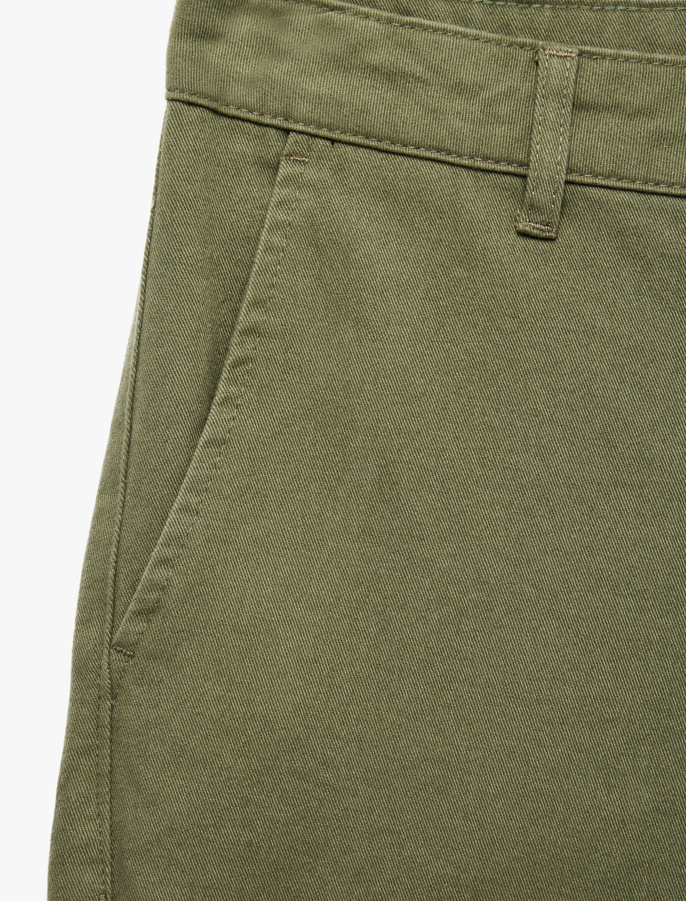   Pamuklu Cepli Gabardin Slim Fit Pantolon