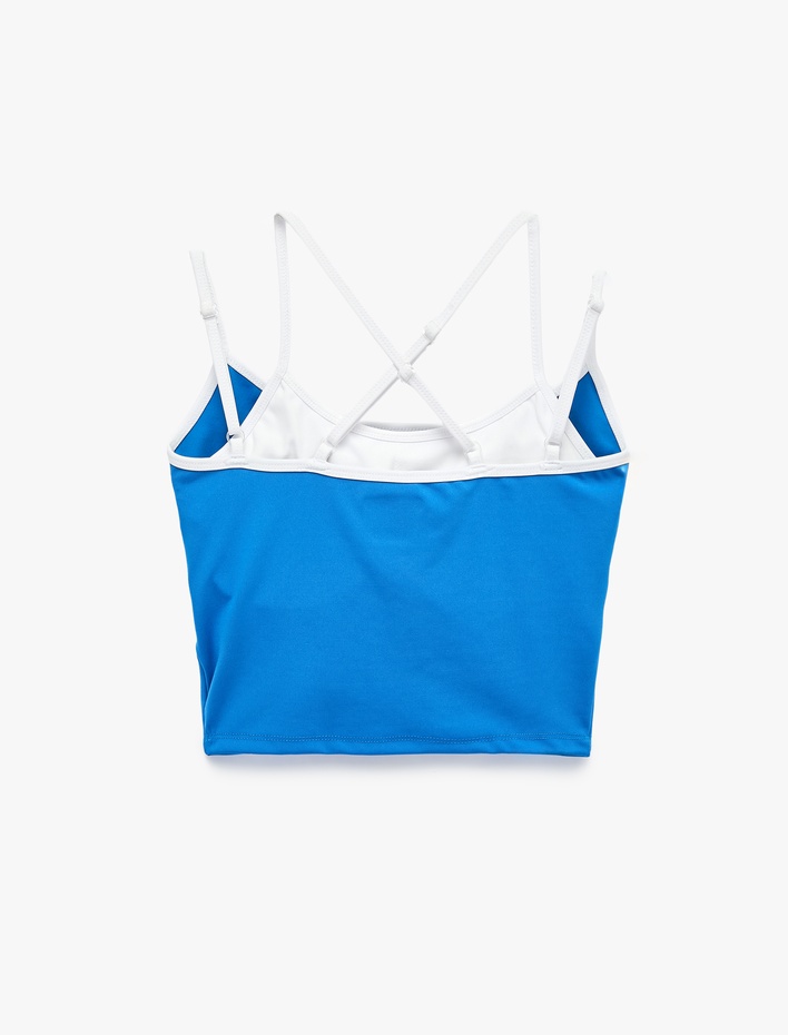  Slim Fit U Yaka Kolsuz Spor Atlet