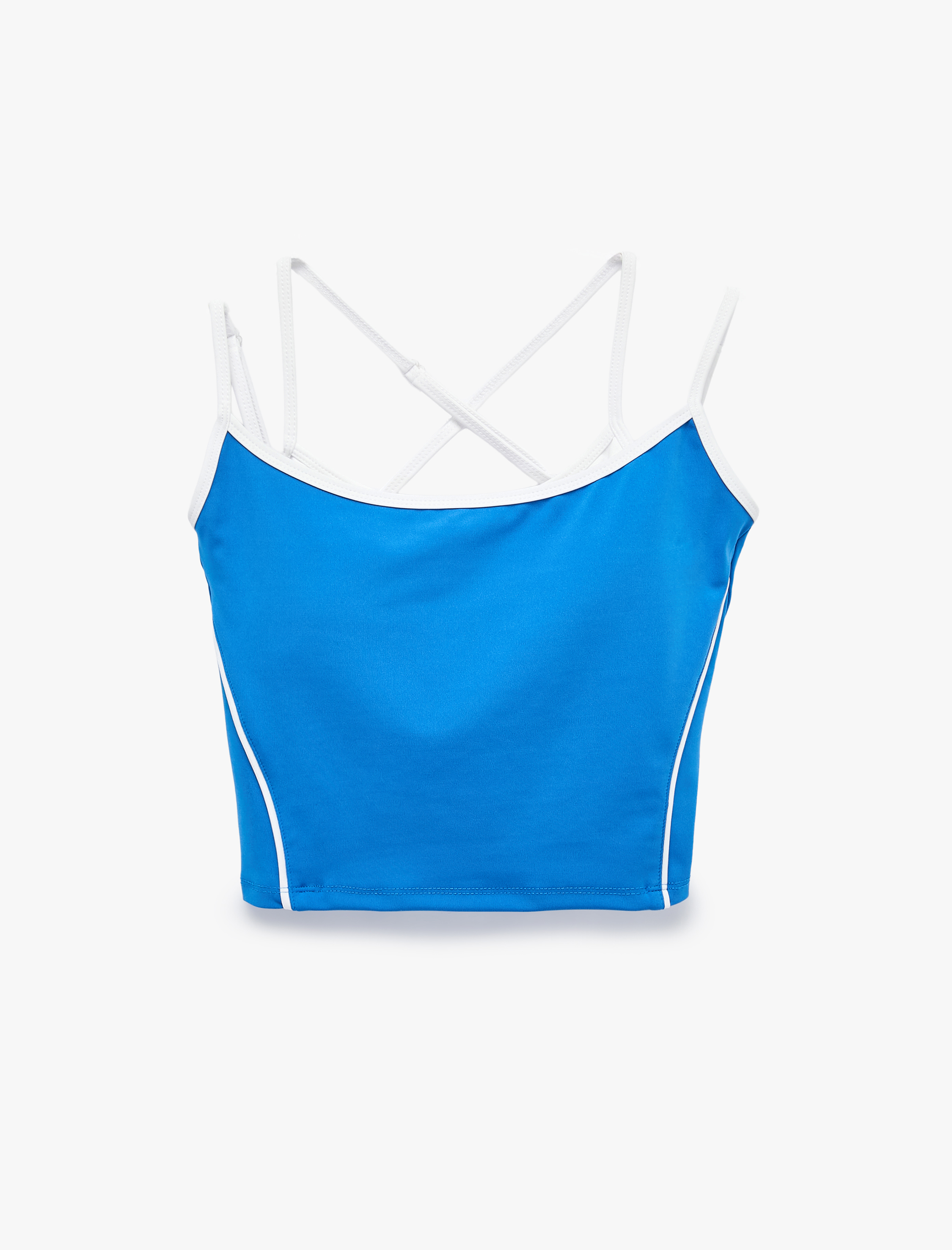   Slim Fit U Yaka Kolsuz Spor Atlet