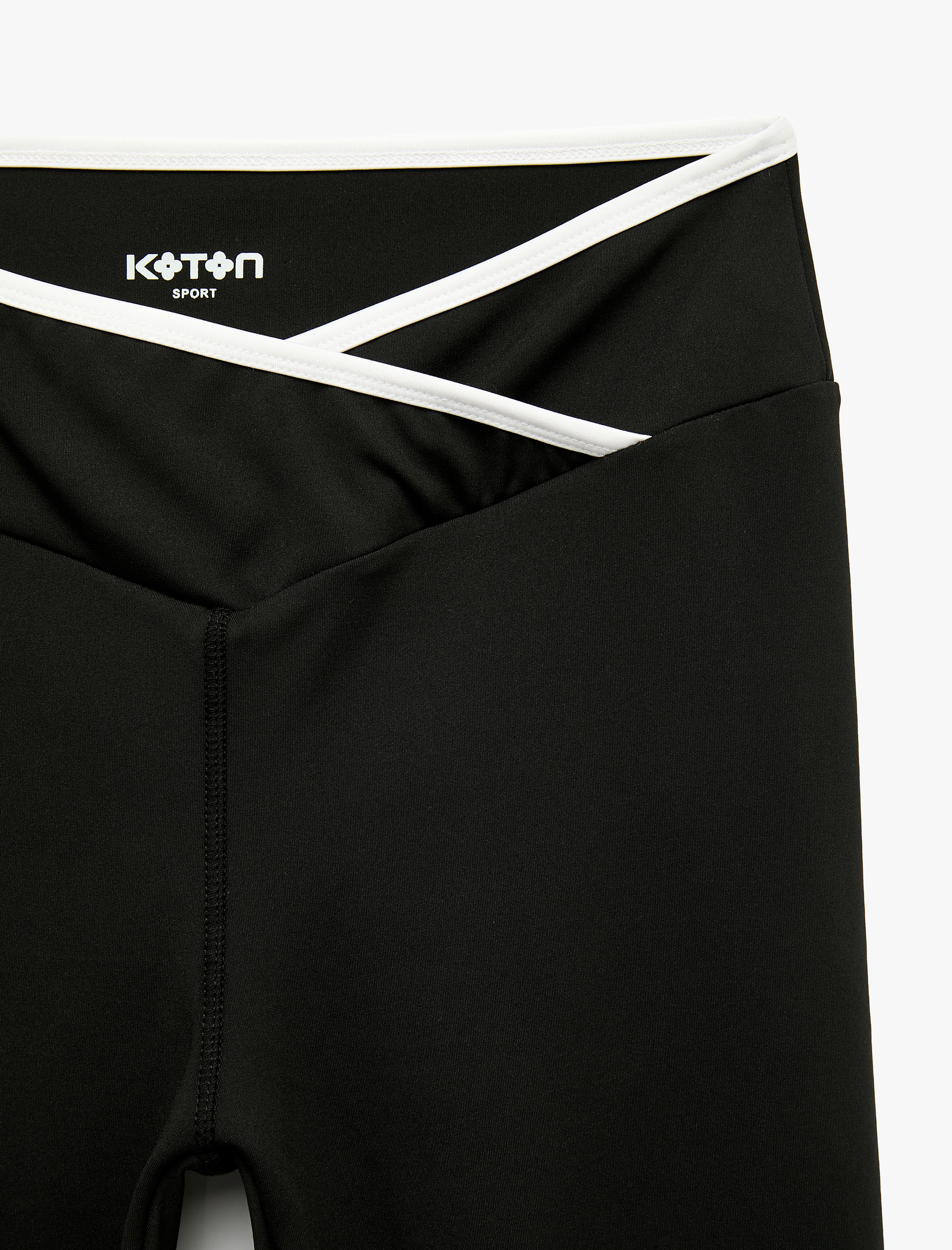   Yüksek Bel Kemer Detaylı Slim Fit Spor Tayt