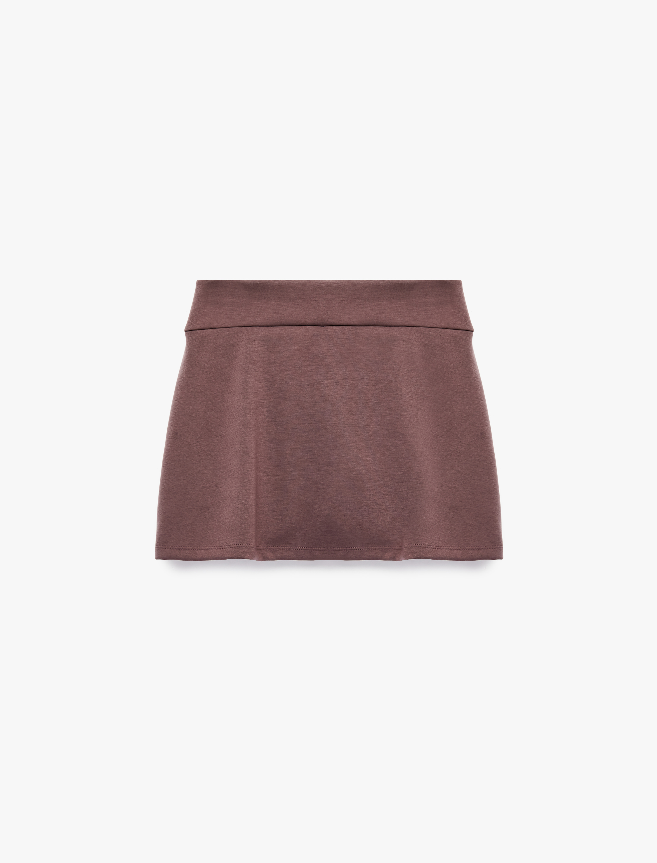   Yırtmaç Detaylı Slim Fit Mini Spor Şort Etek