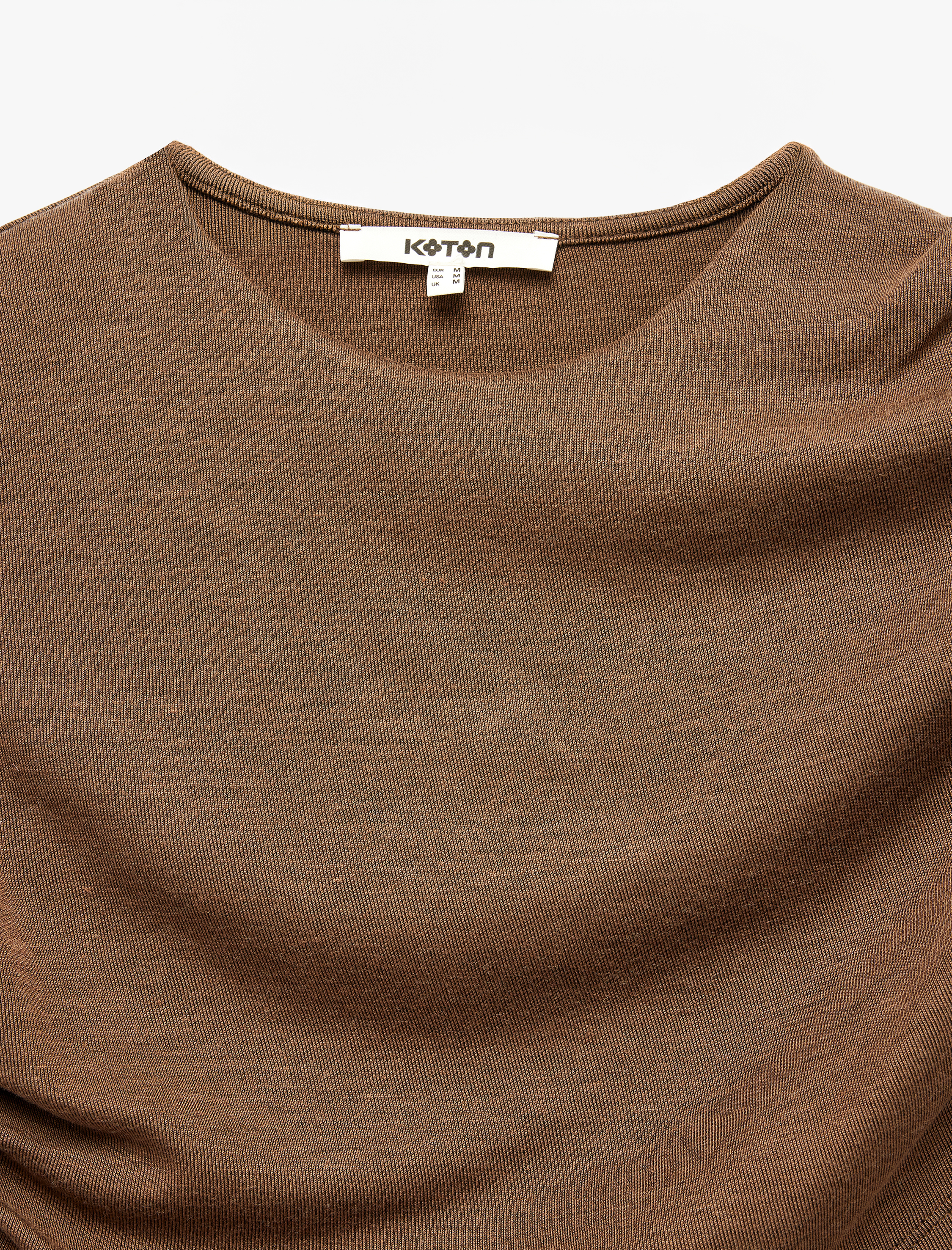   Koyun Yünü Karışımlı Slim Fit Uzun Kollu Drapeli Mini Elbise