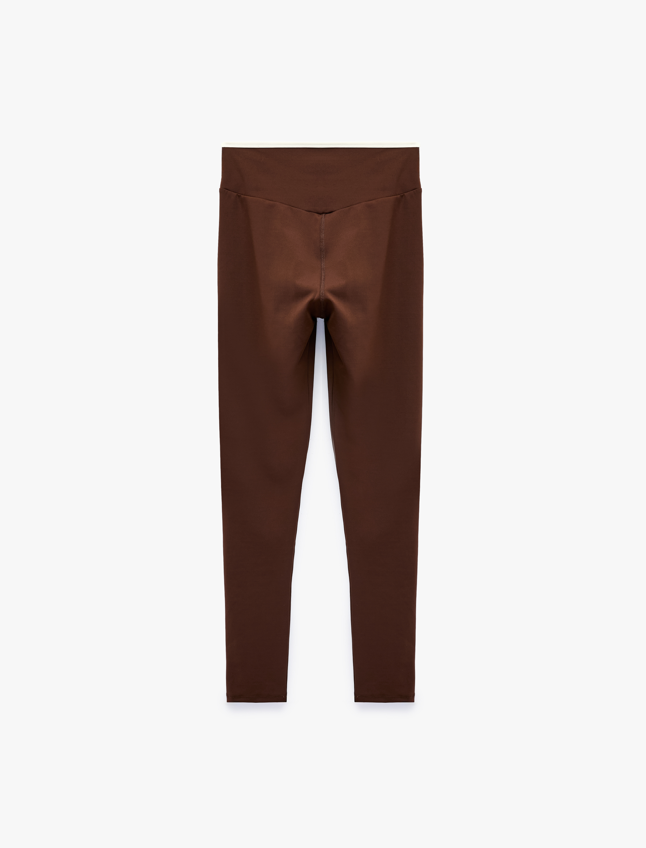   Yüksek Bel Kemer Detaylı Slim Fit Spor Tayt