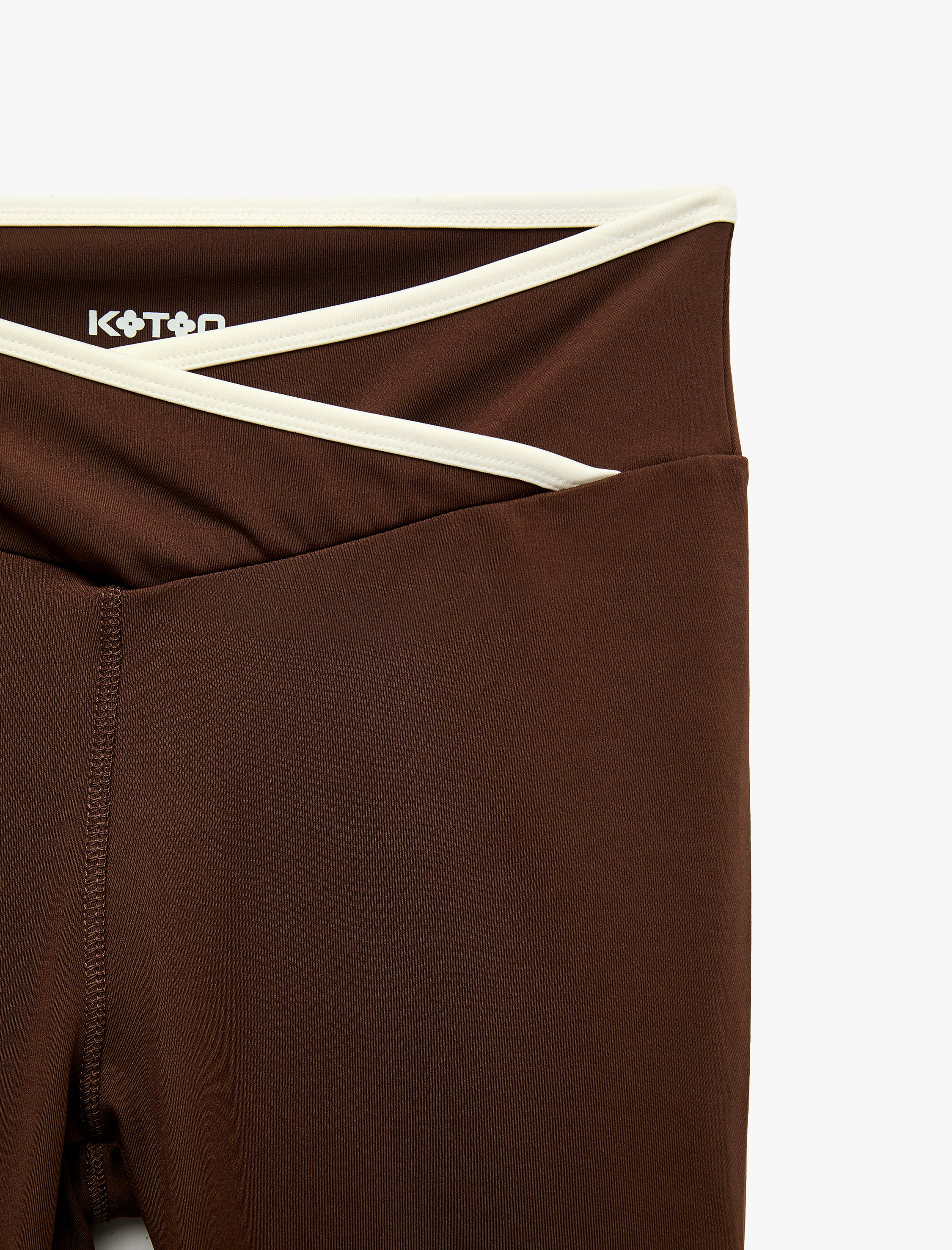   Yüksek Bel Kemer Detaylı Slim Fit Spor Tayt