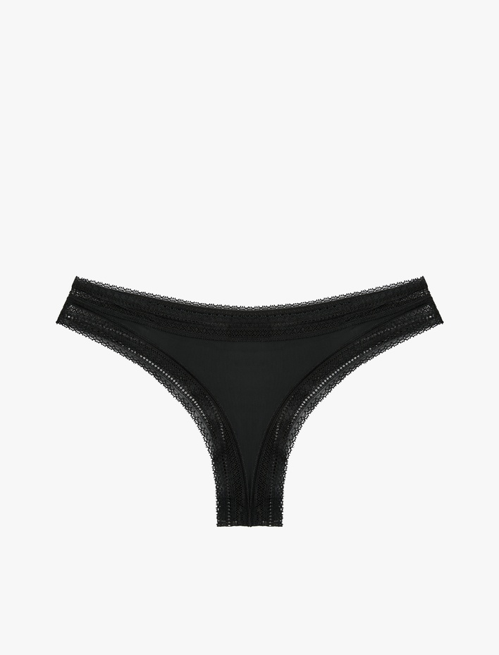  Dantel Detaylı String Külot