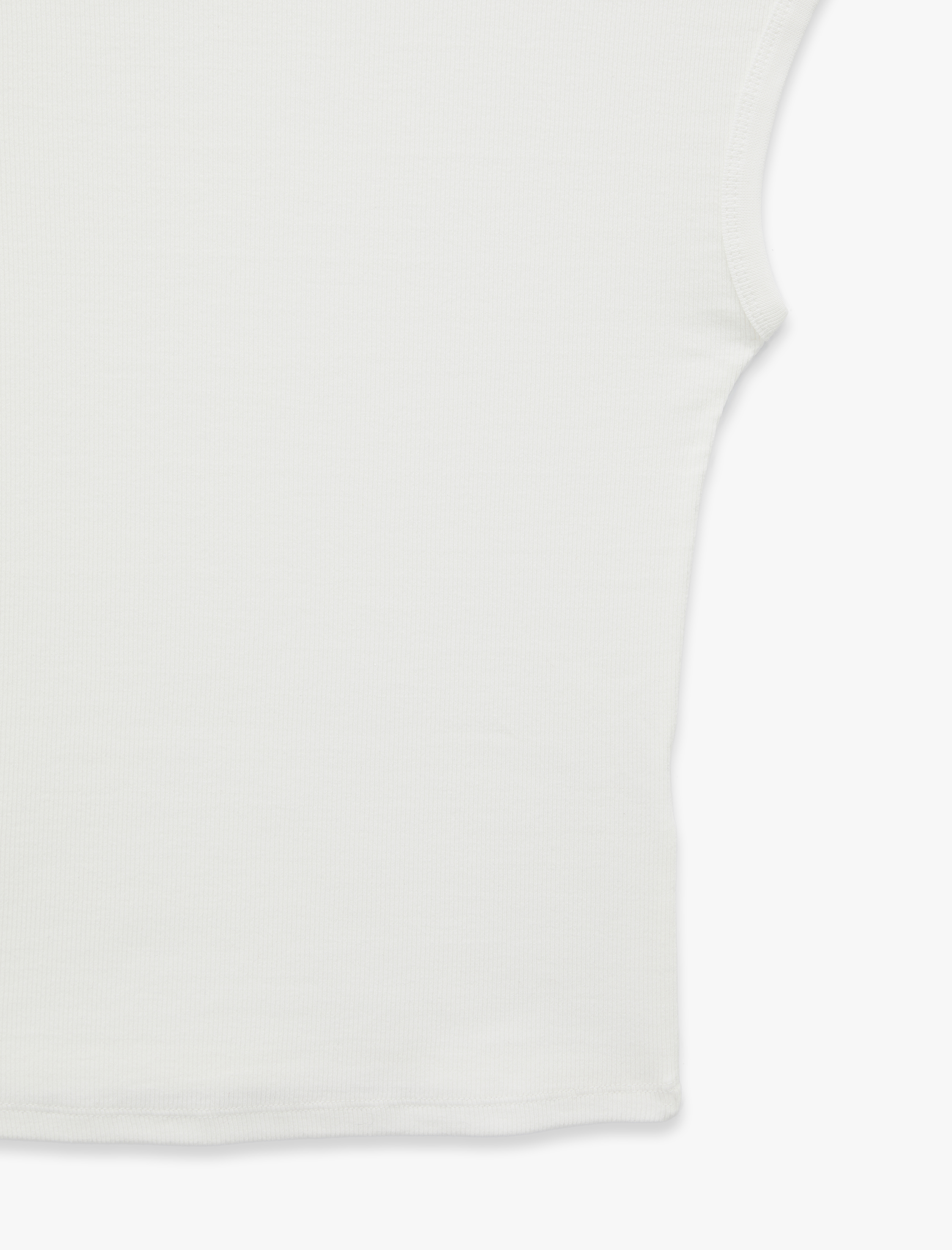   Pamuklu Slim Fit Kolsuz Dik Yaka Bluz