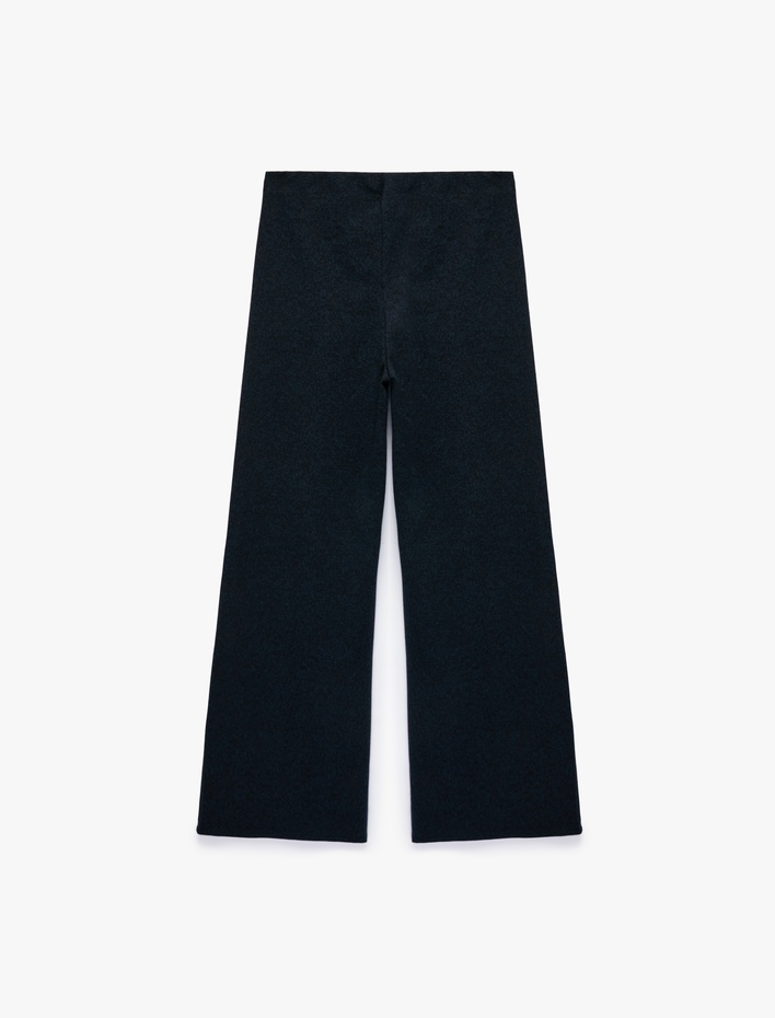  Viskon Karışımlı Straight Fit Pantolon