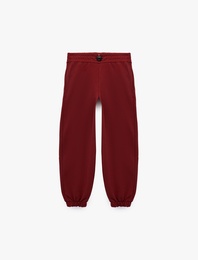 Beli Lastikli Cepli Basic Oversize Jogger Eşofman Altı