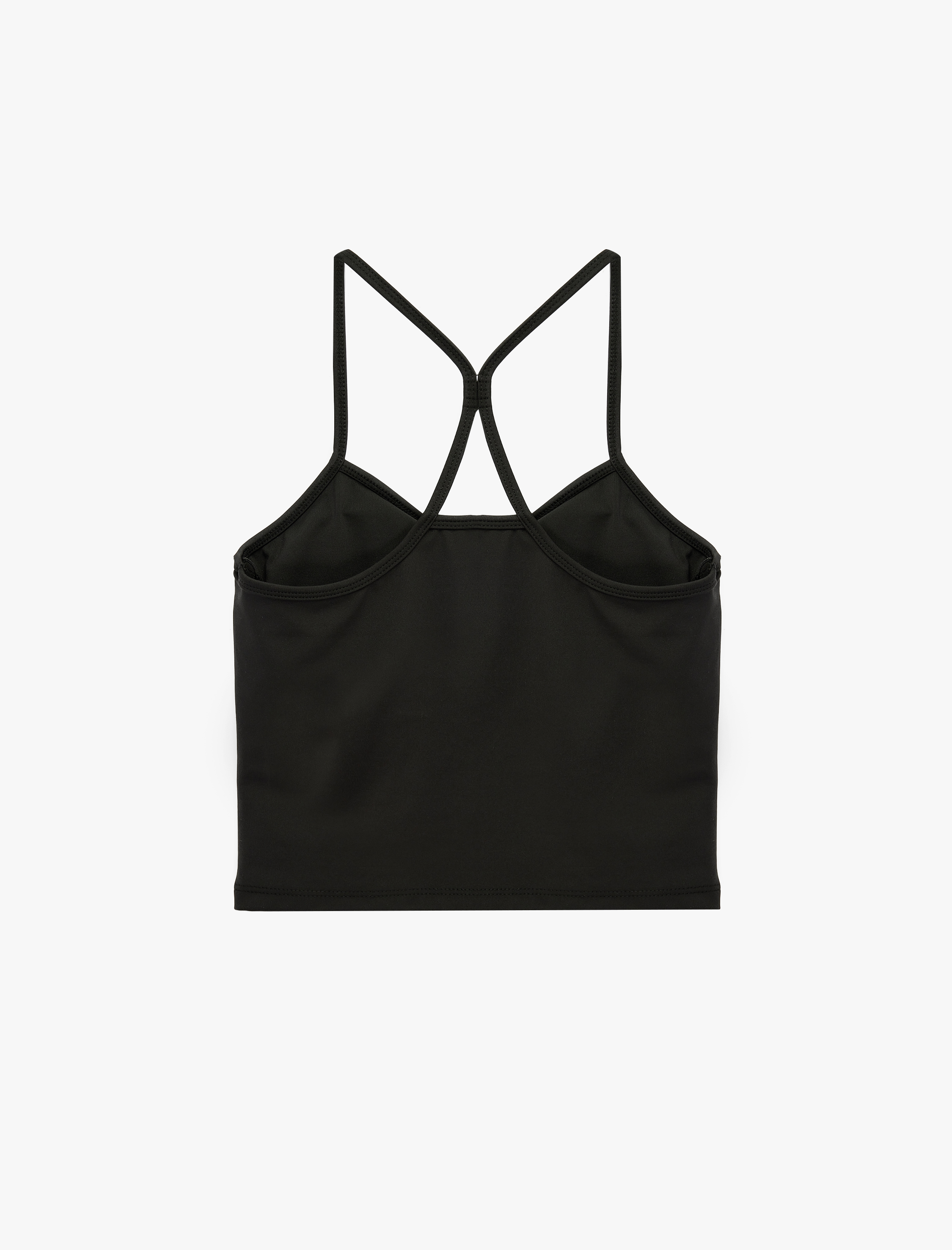  Slim Fit İp Askılı Sırt Detaylı Spor Bluz
