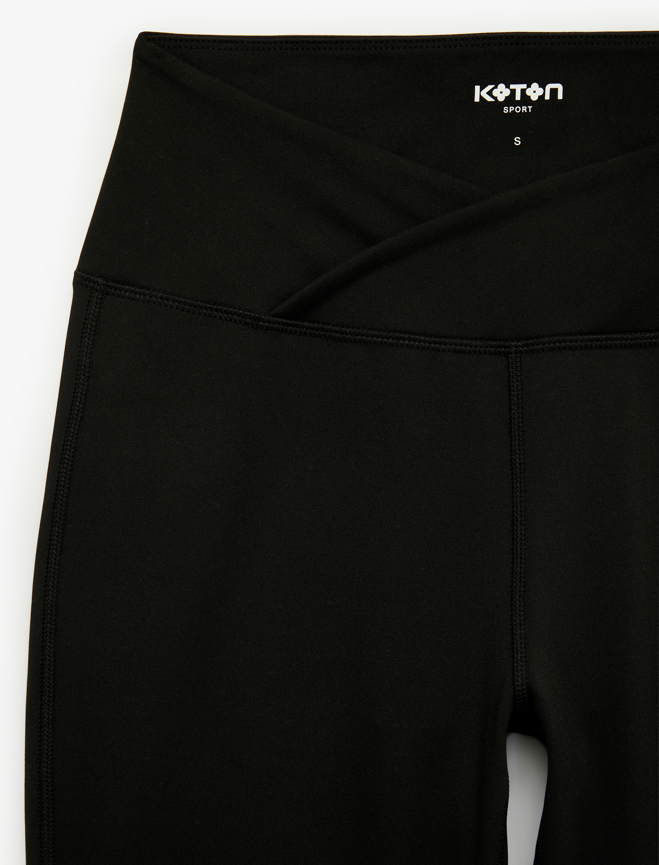   Slim Fit Yüksek Bel İspanyol Paça Spor Tayt
