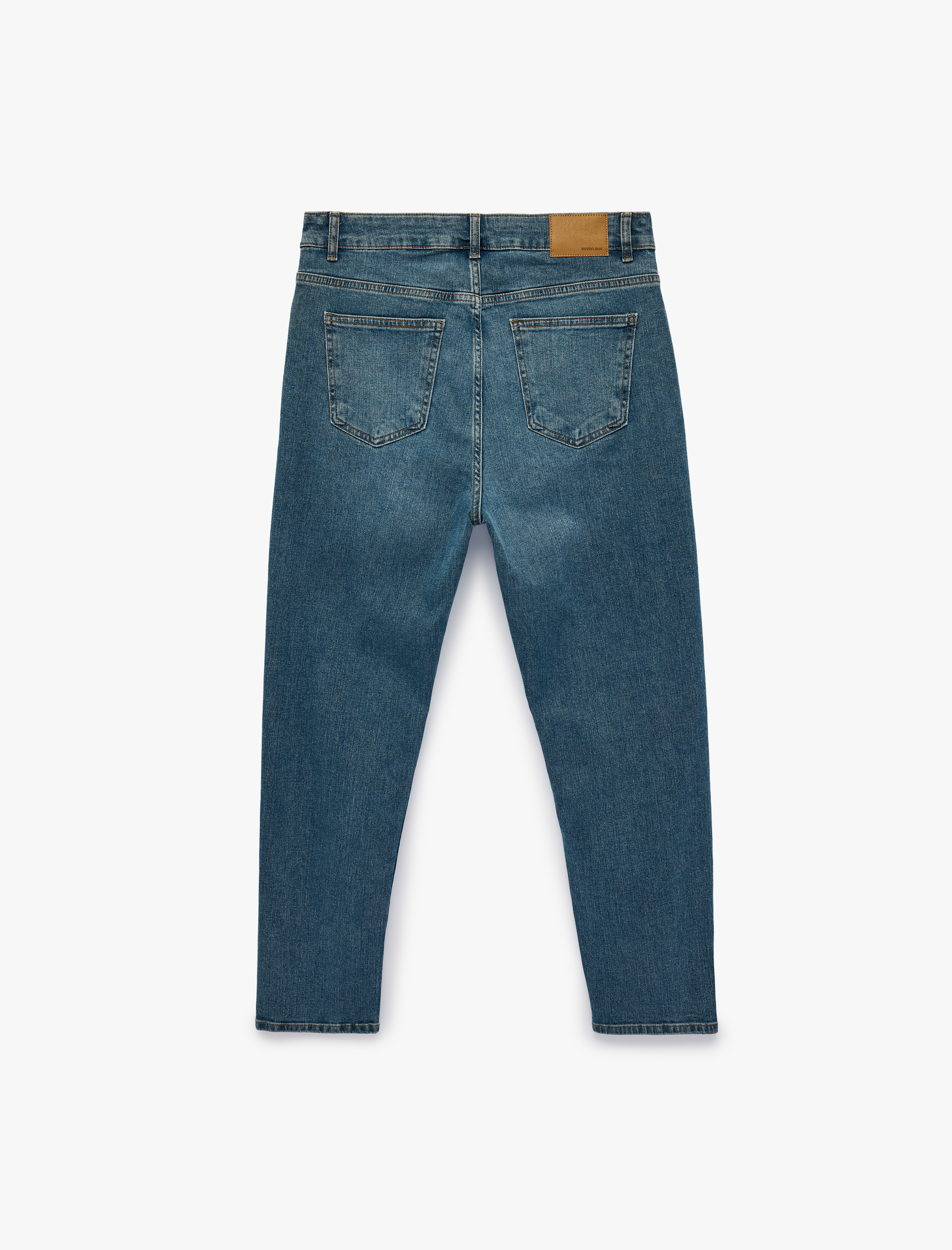   Pamuklu Cep Detaylı Tapered Jean Pantolon - Joe Jean