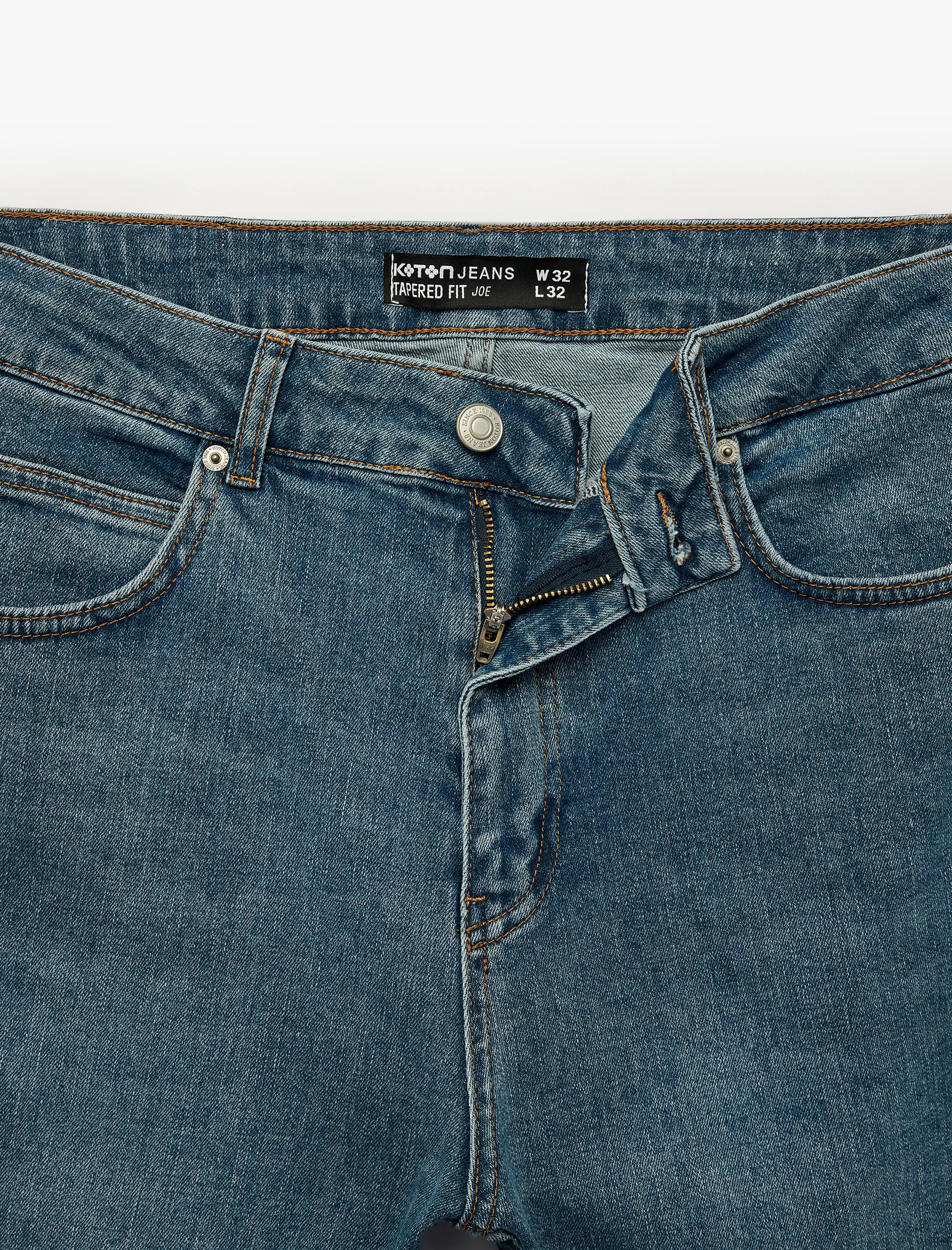  Pamuklu Cep Detaylı Tapered Jean Pantolon - Joe Jean