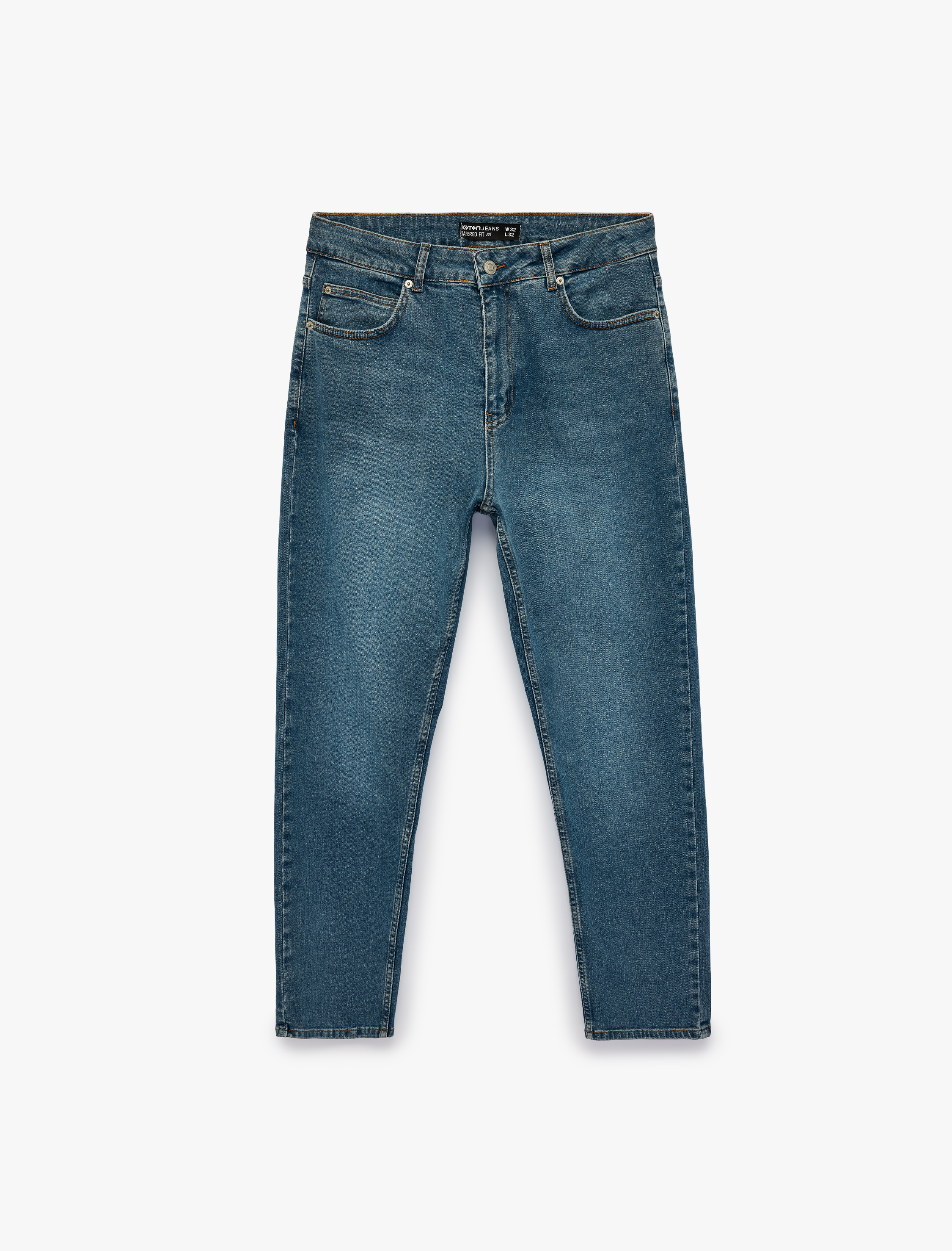   Pamuklu Cep Detaylı Tapered Jean Pantolon - Joe Jean