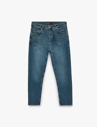 Pamuklu Cep Detaylı Tapered Jean Pantolon - Joe Jean