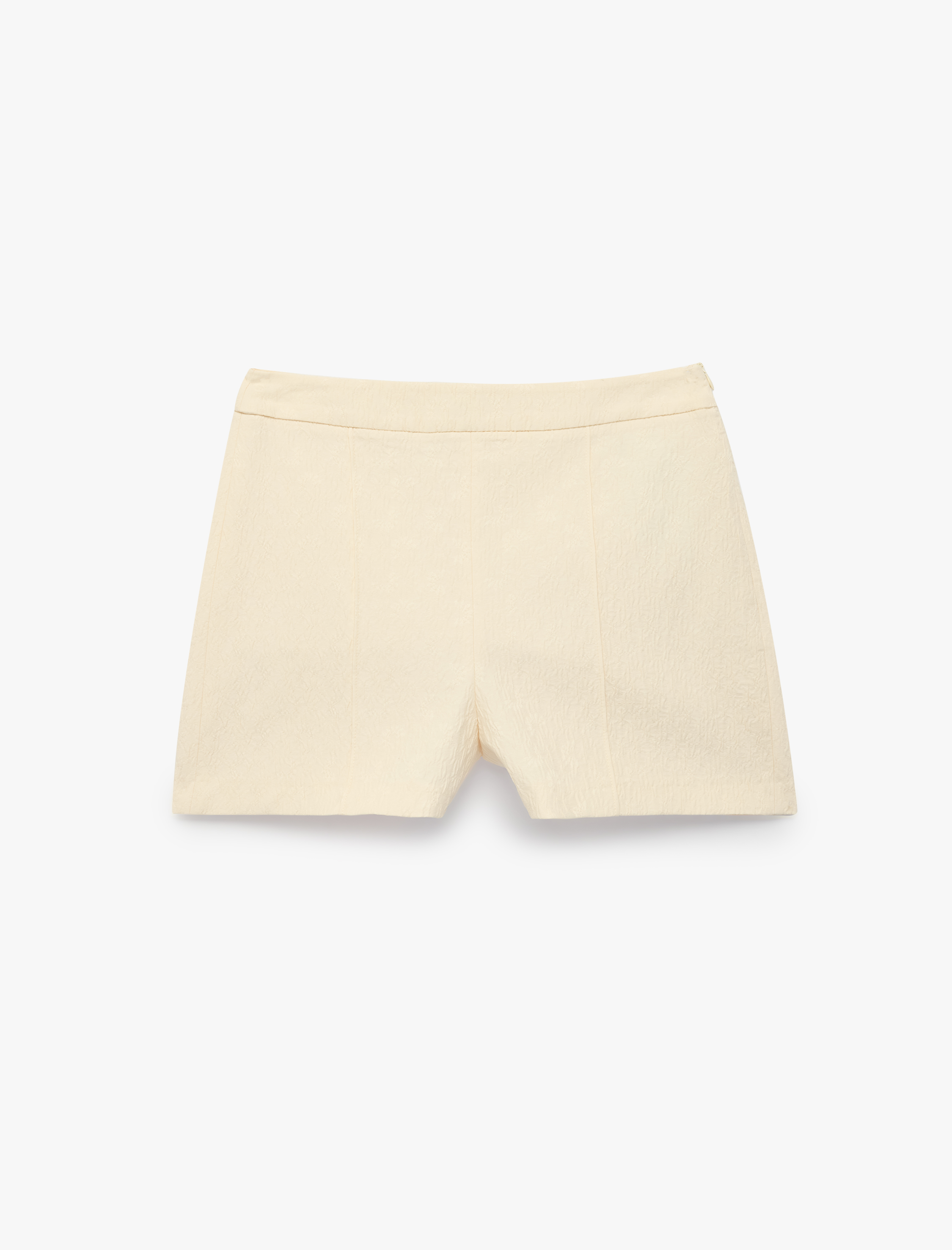   Jakarlı Slim Fit Mini Şort