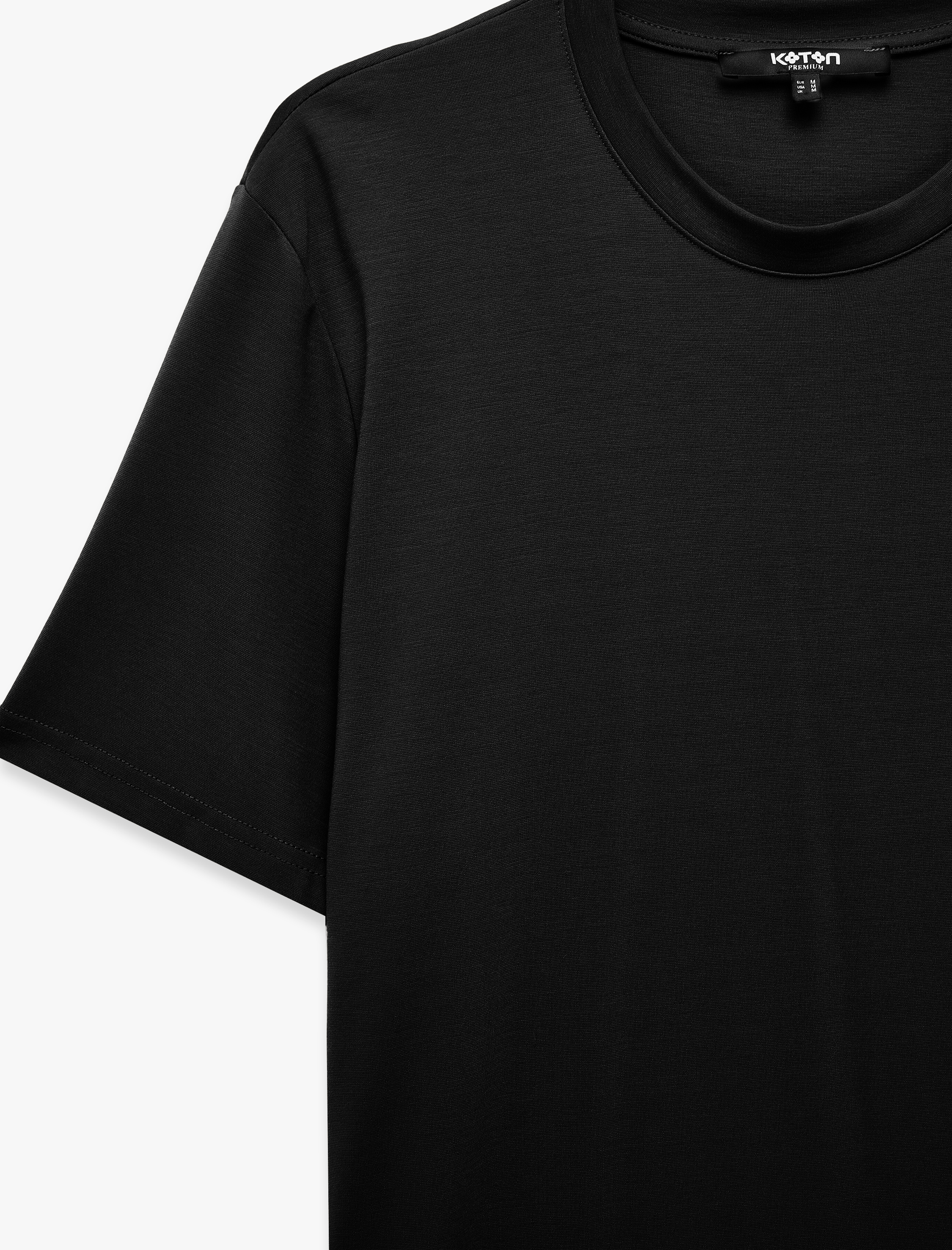   Bisiklet Yaka Viskon Karışımlı Kısa Kollu Oversize Tişört