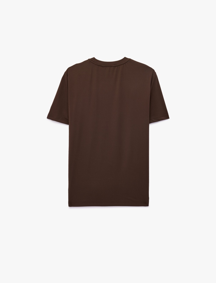 Regular Fit Bisiklet Yaka Kısa Kollu Basic Tişört