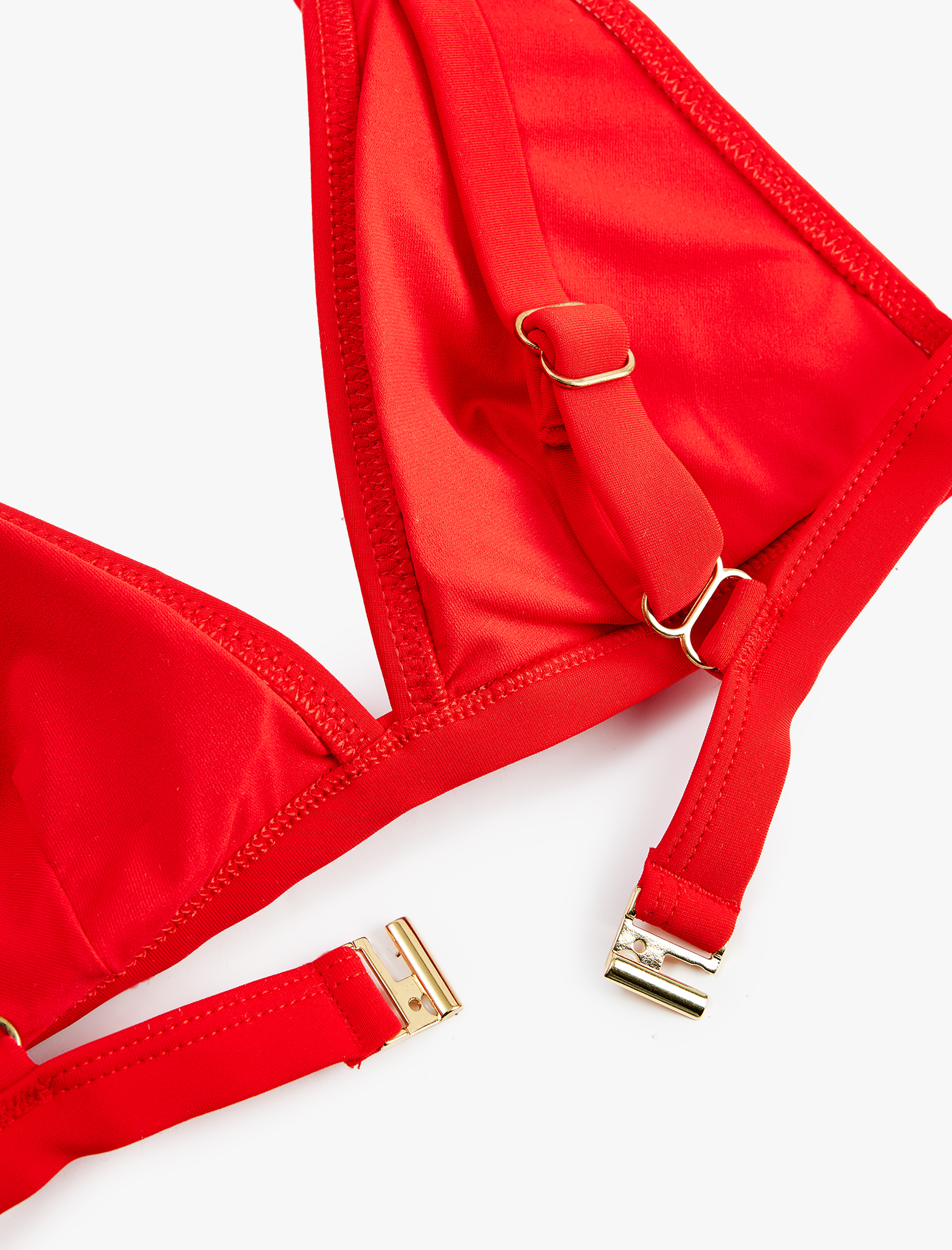   V Yaka Bralet Bikini Üstü